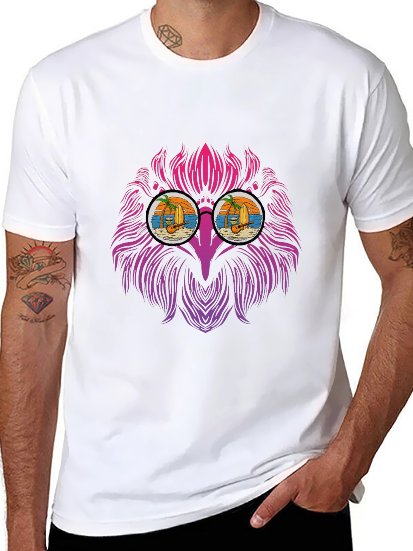 Lion Beach Vibes Tee