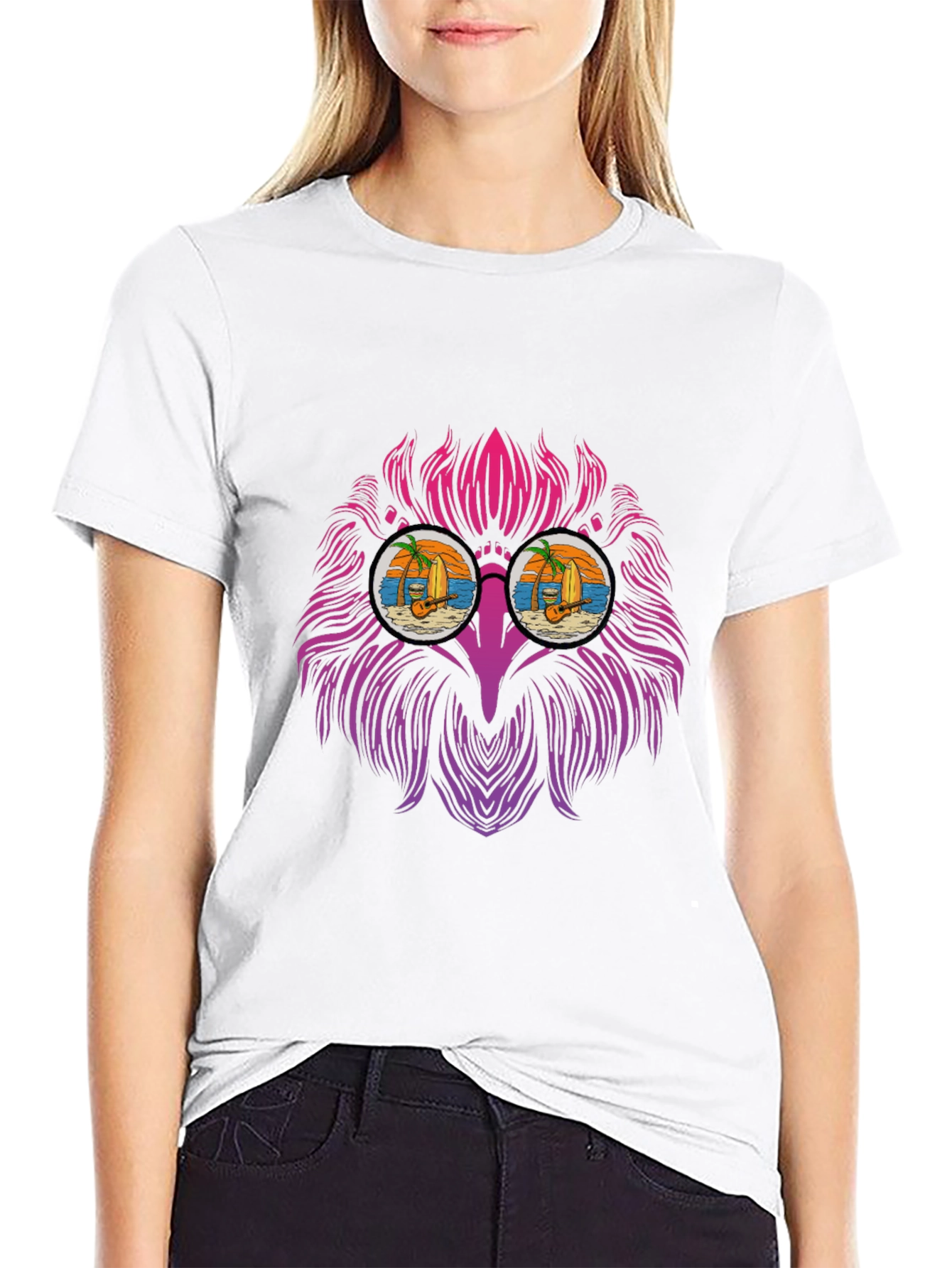 Lion Beach Vibes Tee