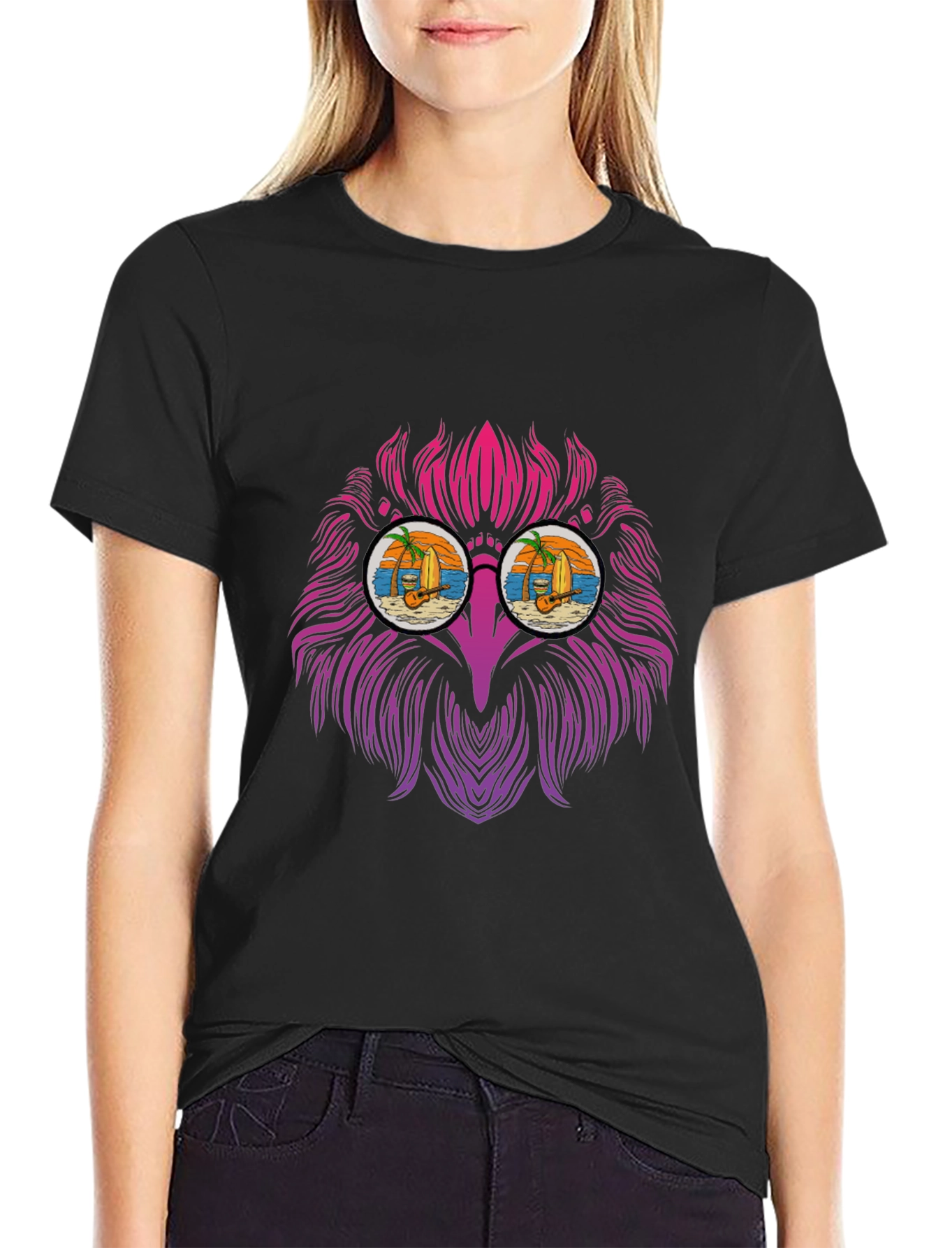 Lion Beach Vibes Tee