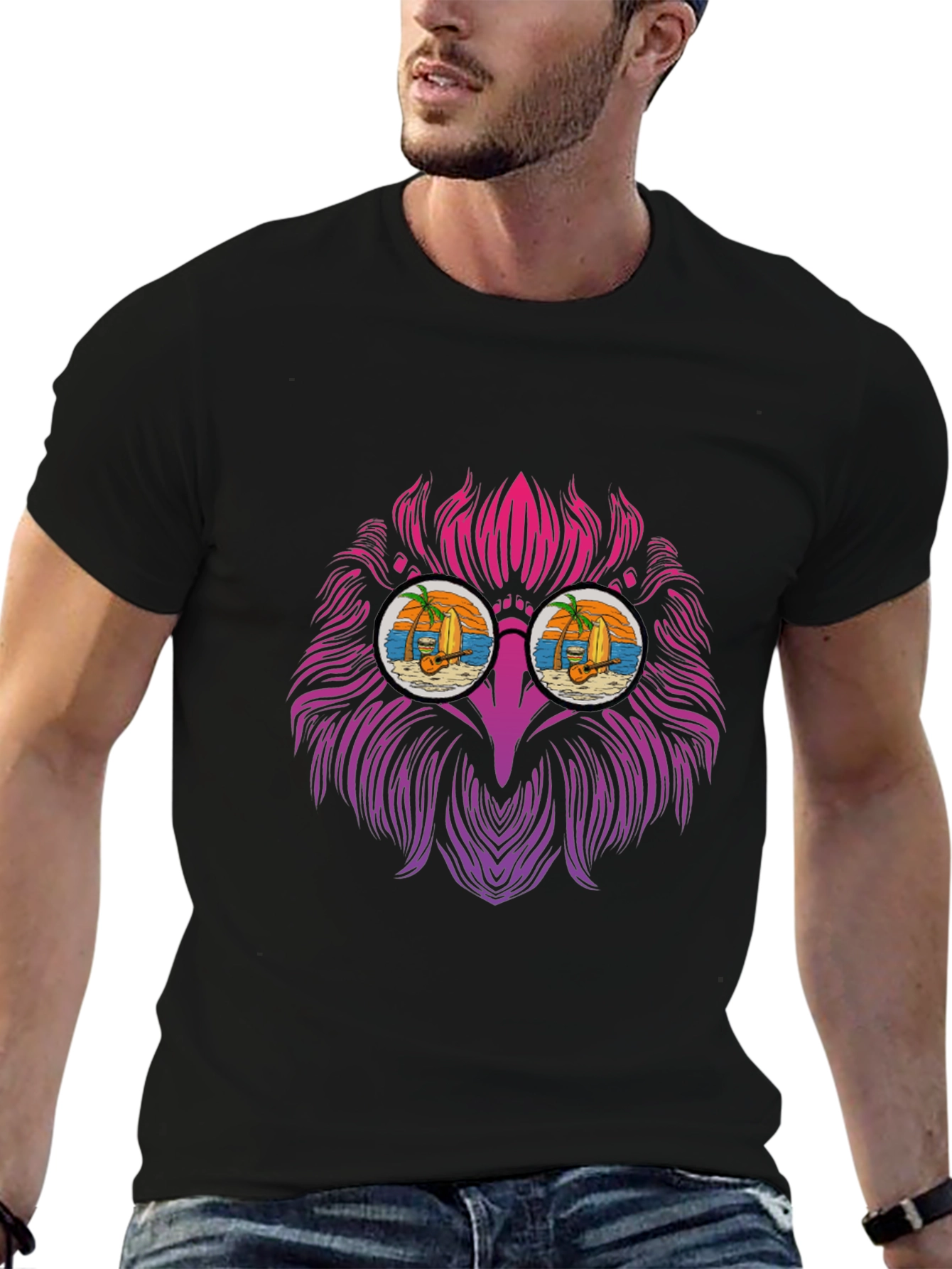 Lion Beach Vibes Tee