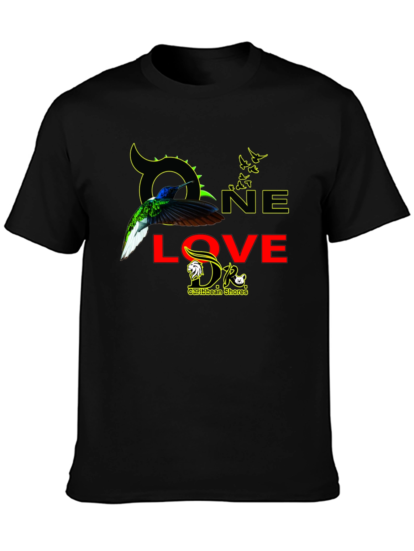 One Love Caribbean Shores Graphic T-Shirt