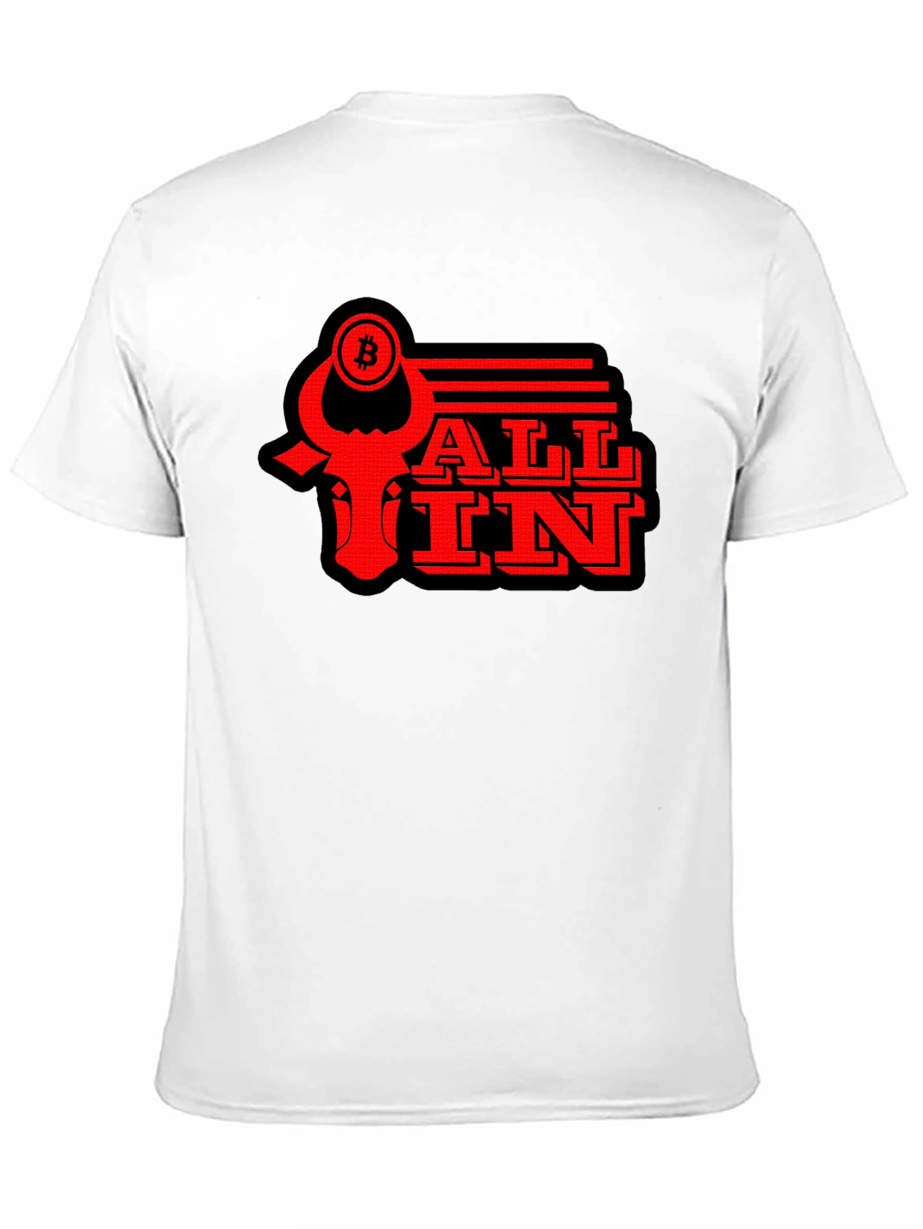 Bitcoin All In T-Shirt - Black Graphic Tee