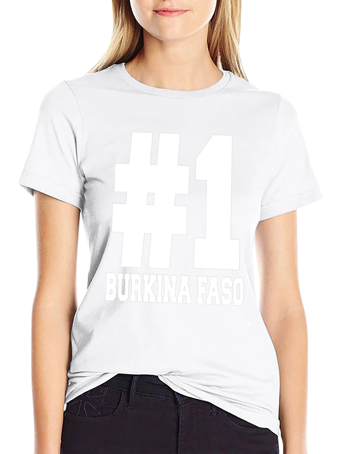 #1 Burkina Faso Black T-Shirt
