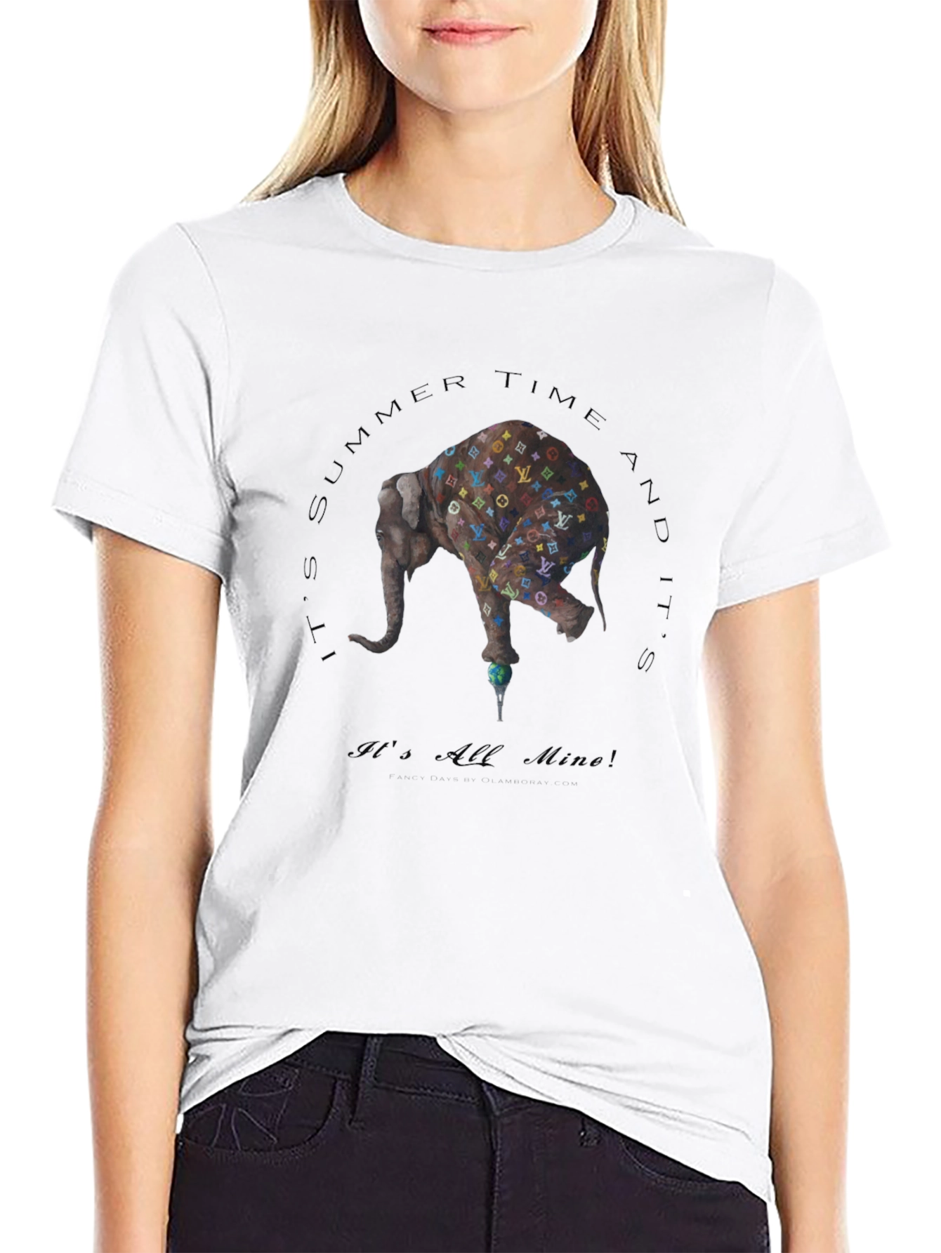 Elephant Its All Mine Graphic T-Shirt