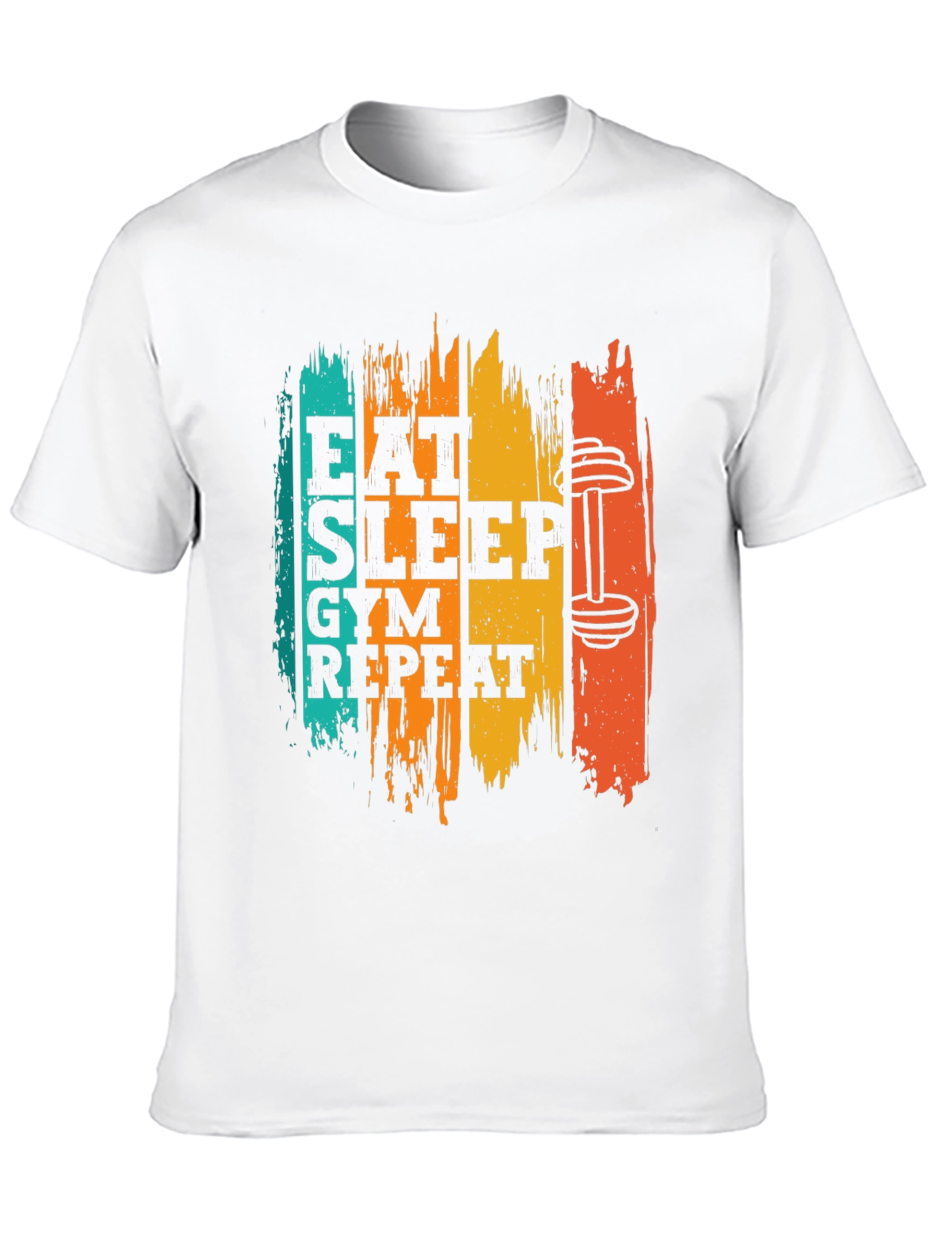 Eat Sleep Gym Repeat Graphic Tee