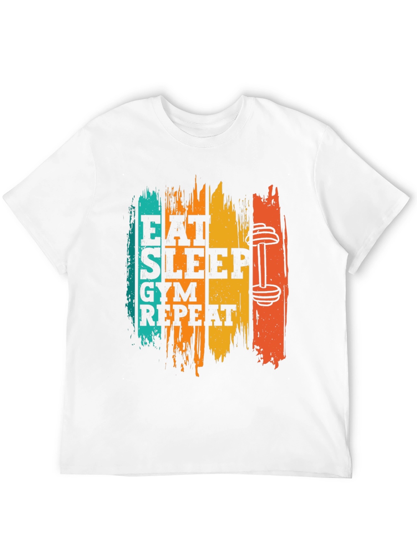 Eat Sleep Gym Repeat Graphic Tee