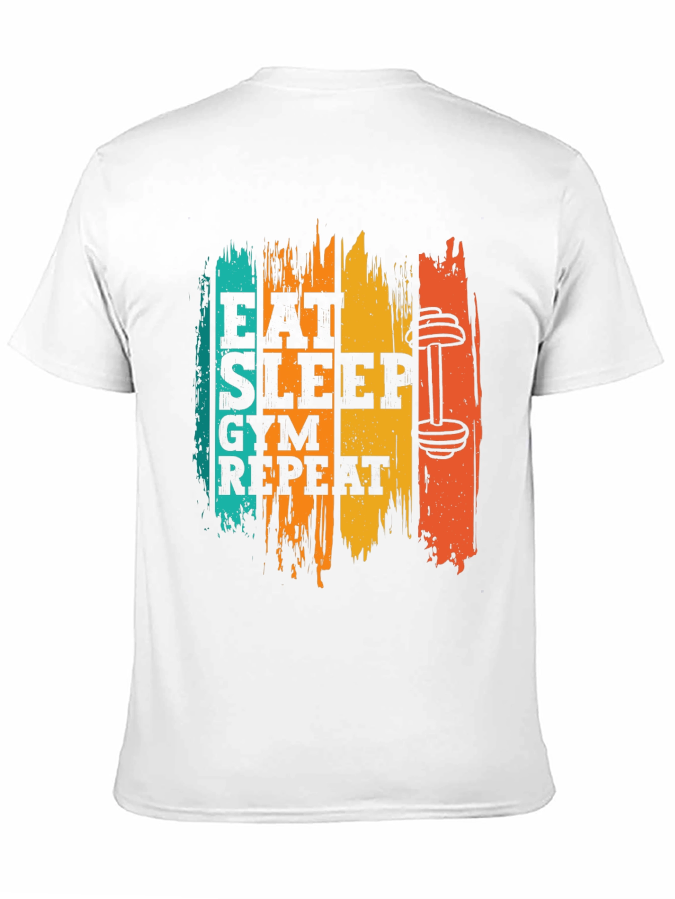 Eat Sleep Gym Repeat Graphic Tee