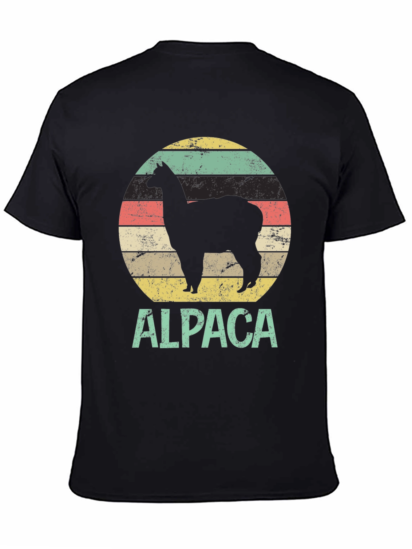Retro Alpaca Graphic T-Shirt