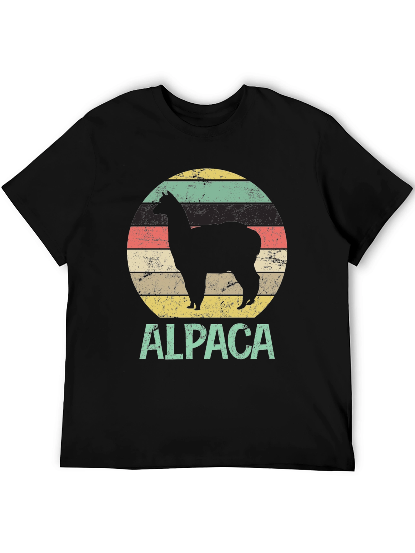 Retro Alpaca Graphic T-Shirt