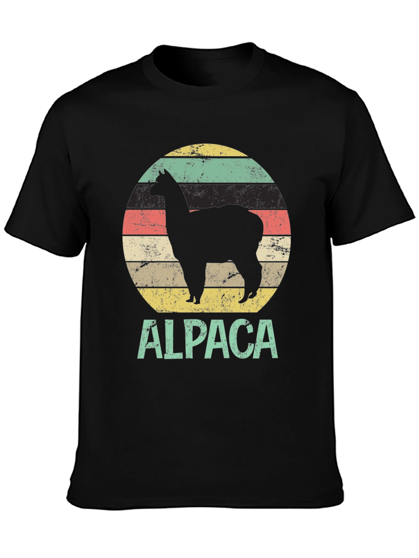 Retro Alpaca Graphic T-Shirt