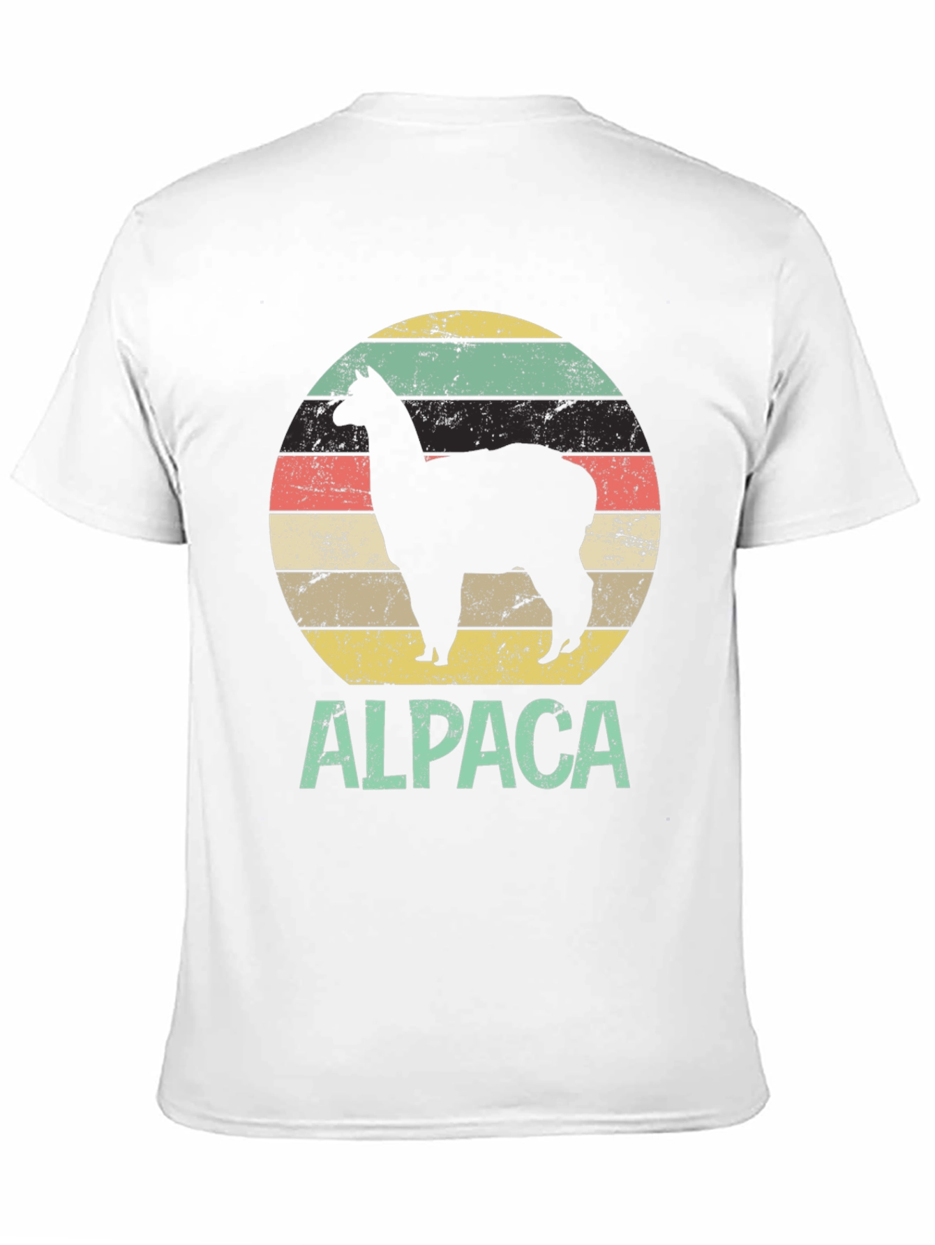 Retro Alpaca Graphic T-Shirt