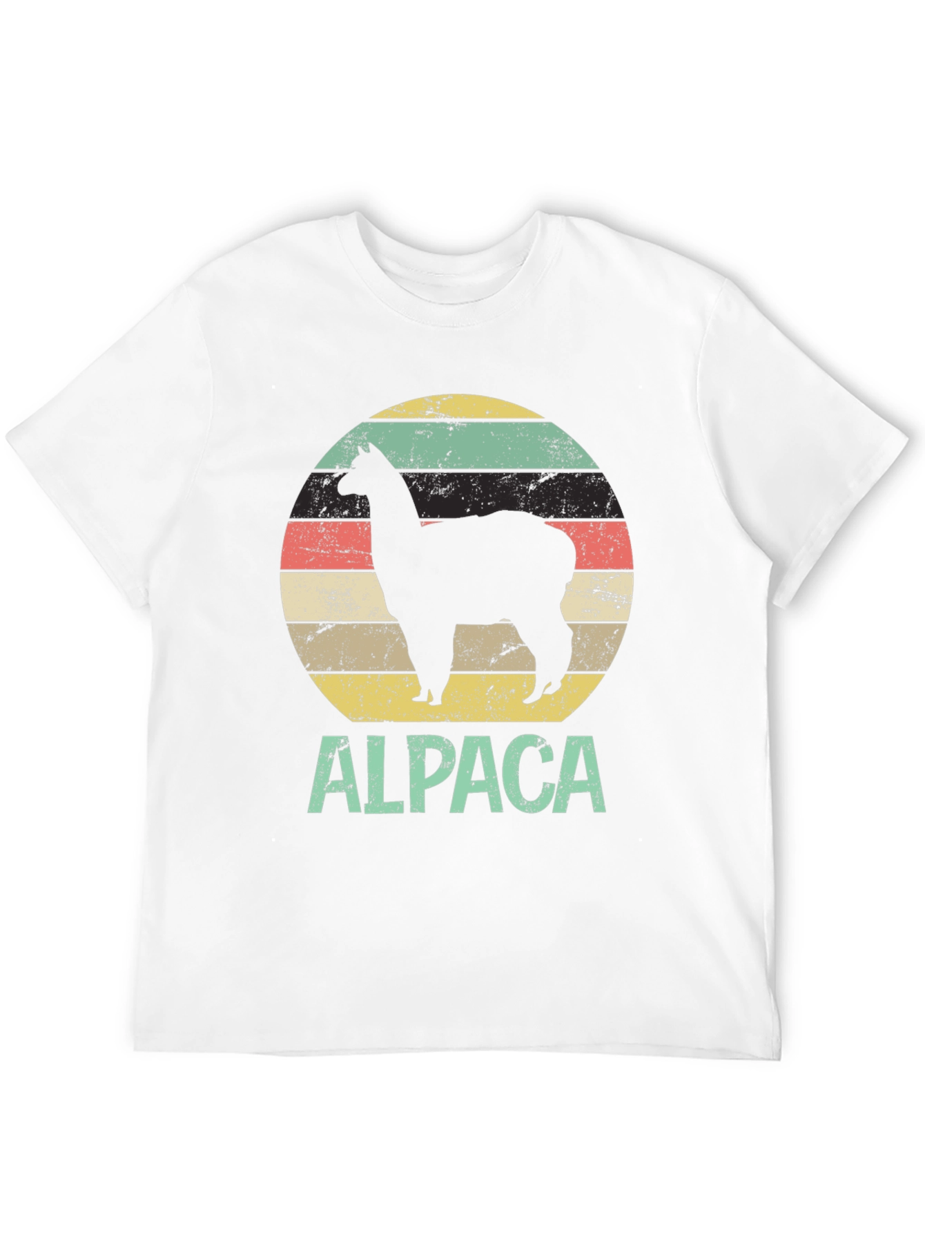 Retro Alpaca Graphic T-Shirt
