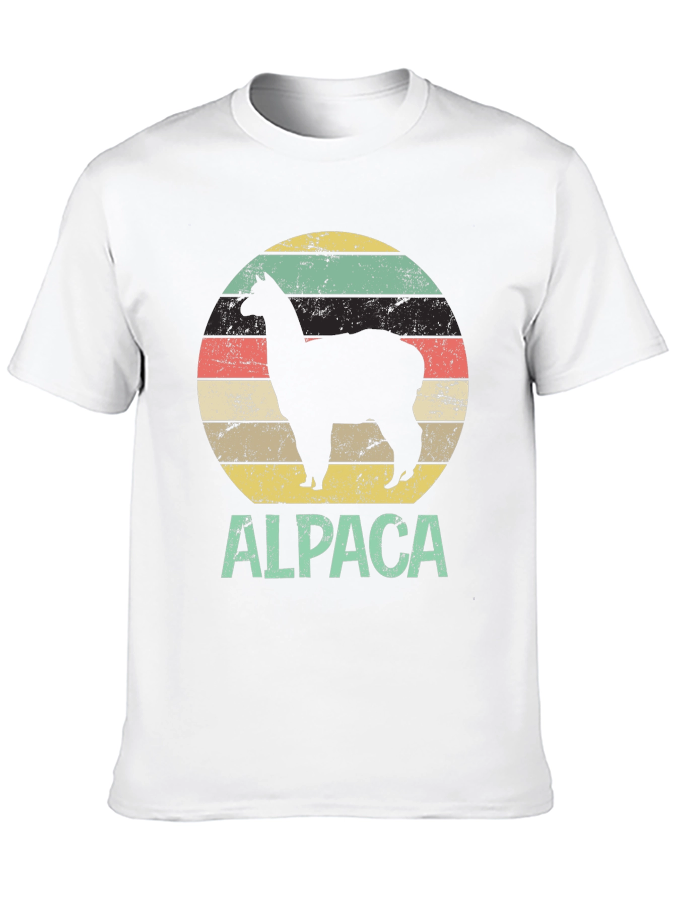 Retro Alpaca Graphic T-Shirt