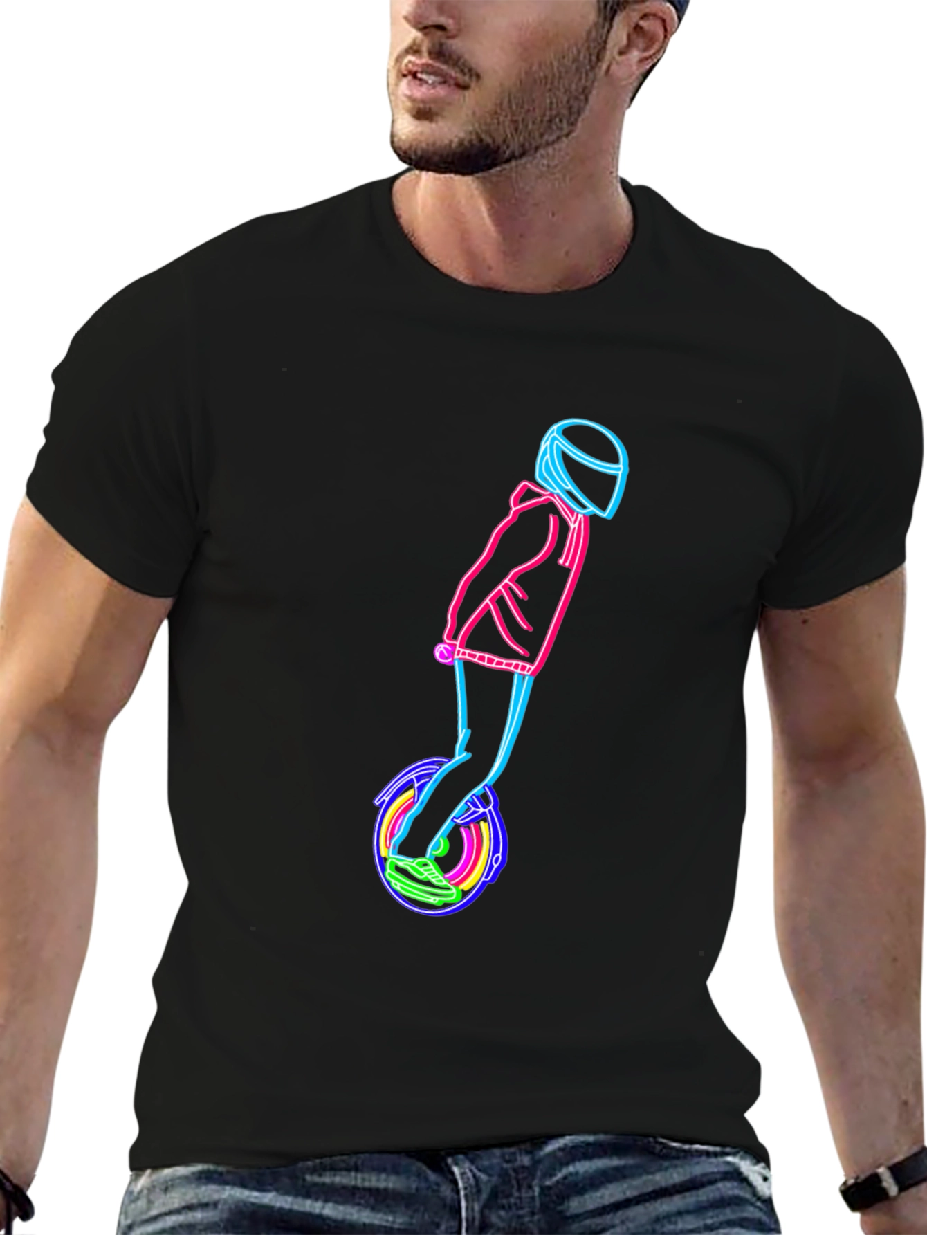 Neon Rider Graphic T-Shirt