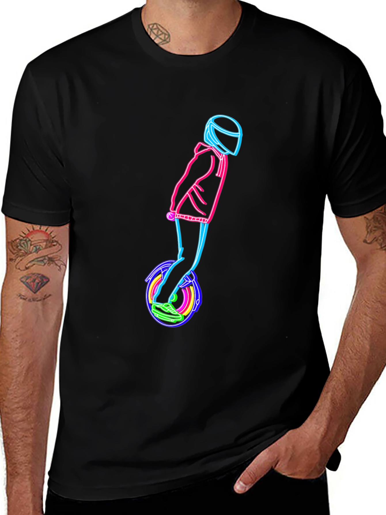 Neon Rider Graphic T-Shirt