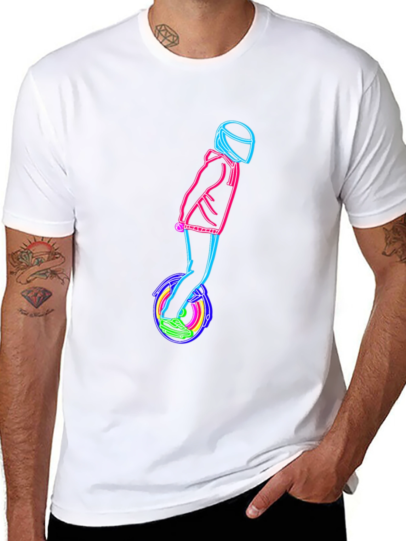 Neon Rider Graphic T-Shirt