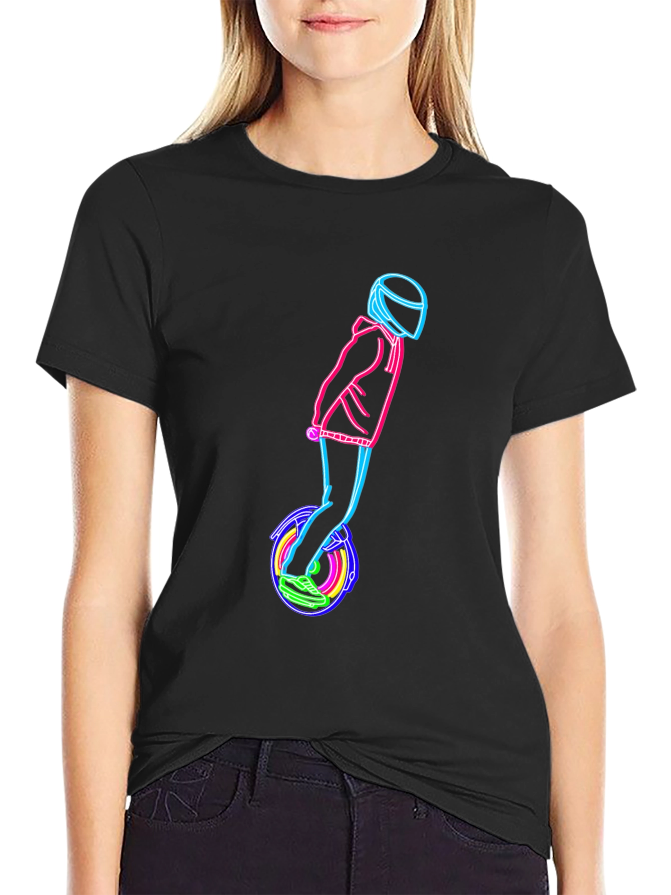 Neon Rider Graphic T-Shirt