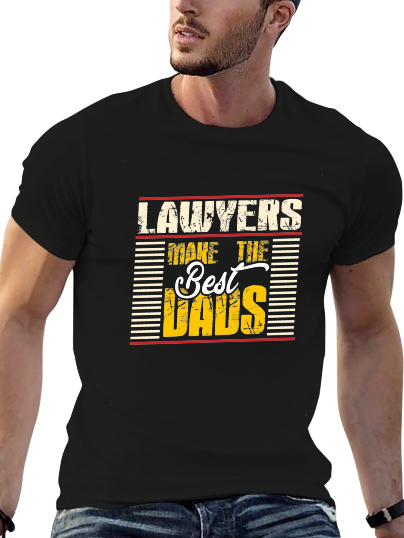 Lawyers Make The Best Dads Novelty Graphic T-Shirt