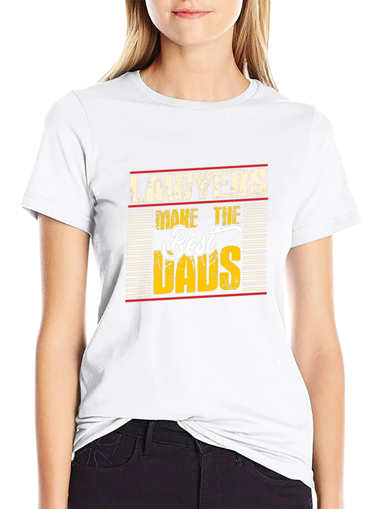 Lawyers Make The Best Dads Novelty Graphic T-Shirt