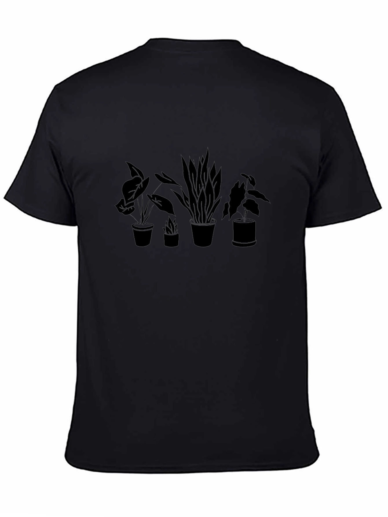 Black Plants T-Shirt