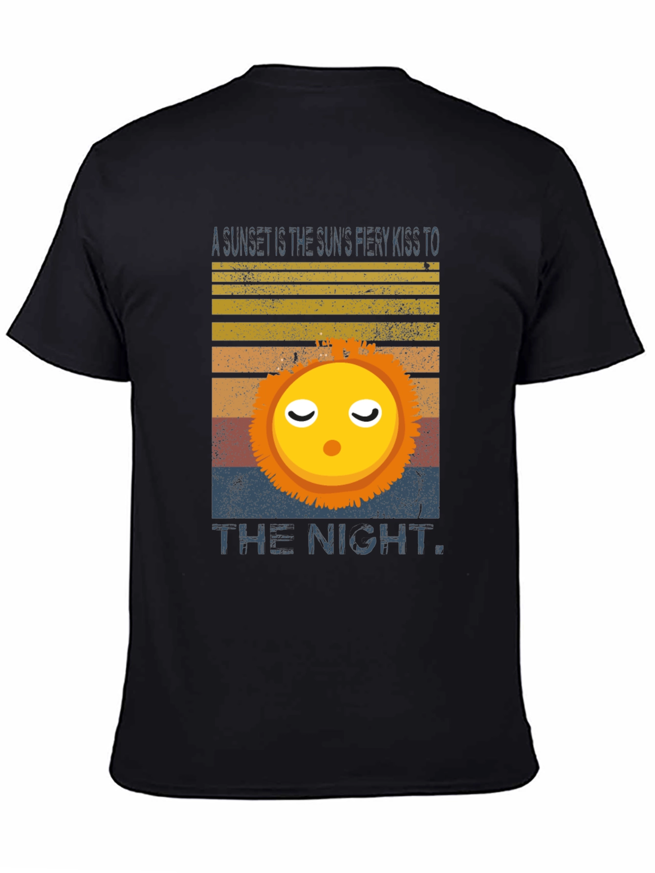 Sunset Kiss Graphic Tee - Soft Cotton Blend Shirt
