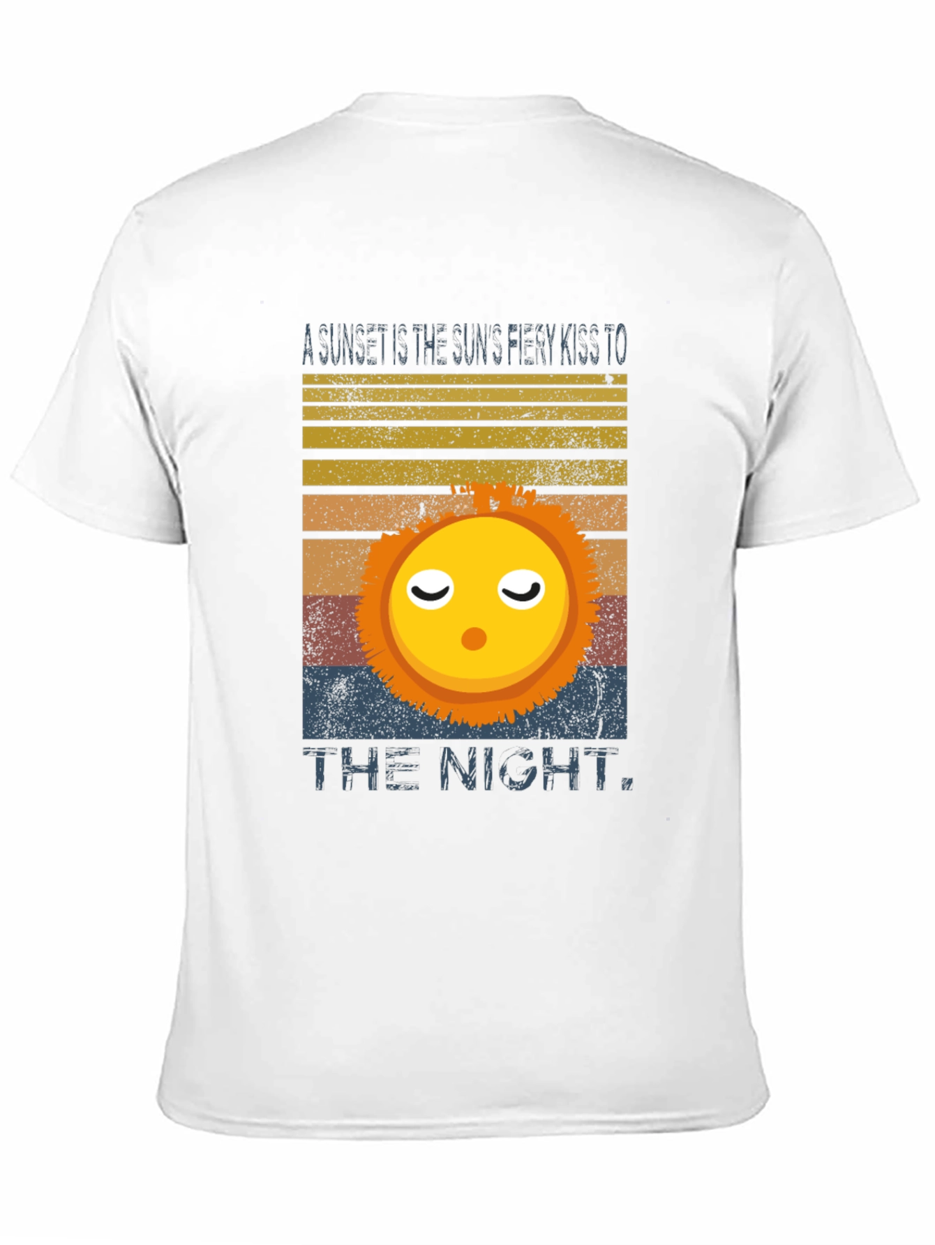 Sunset Kiss Graphic Tee - Soft Cotton Blend Shirt