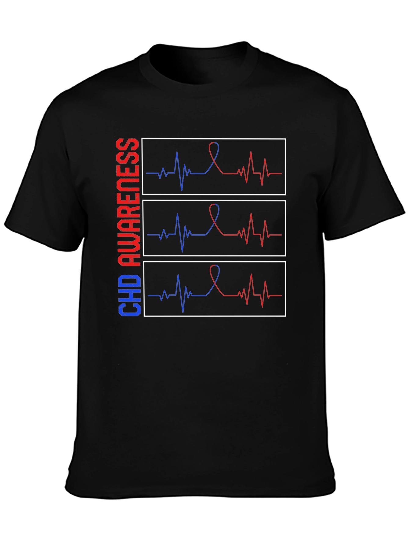 CHD Awareness Heartbeat T-Shirt