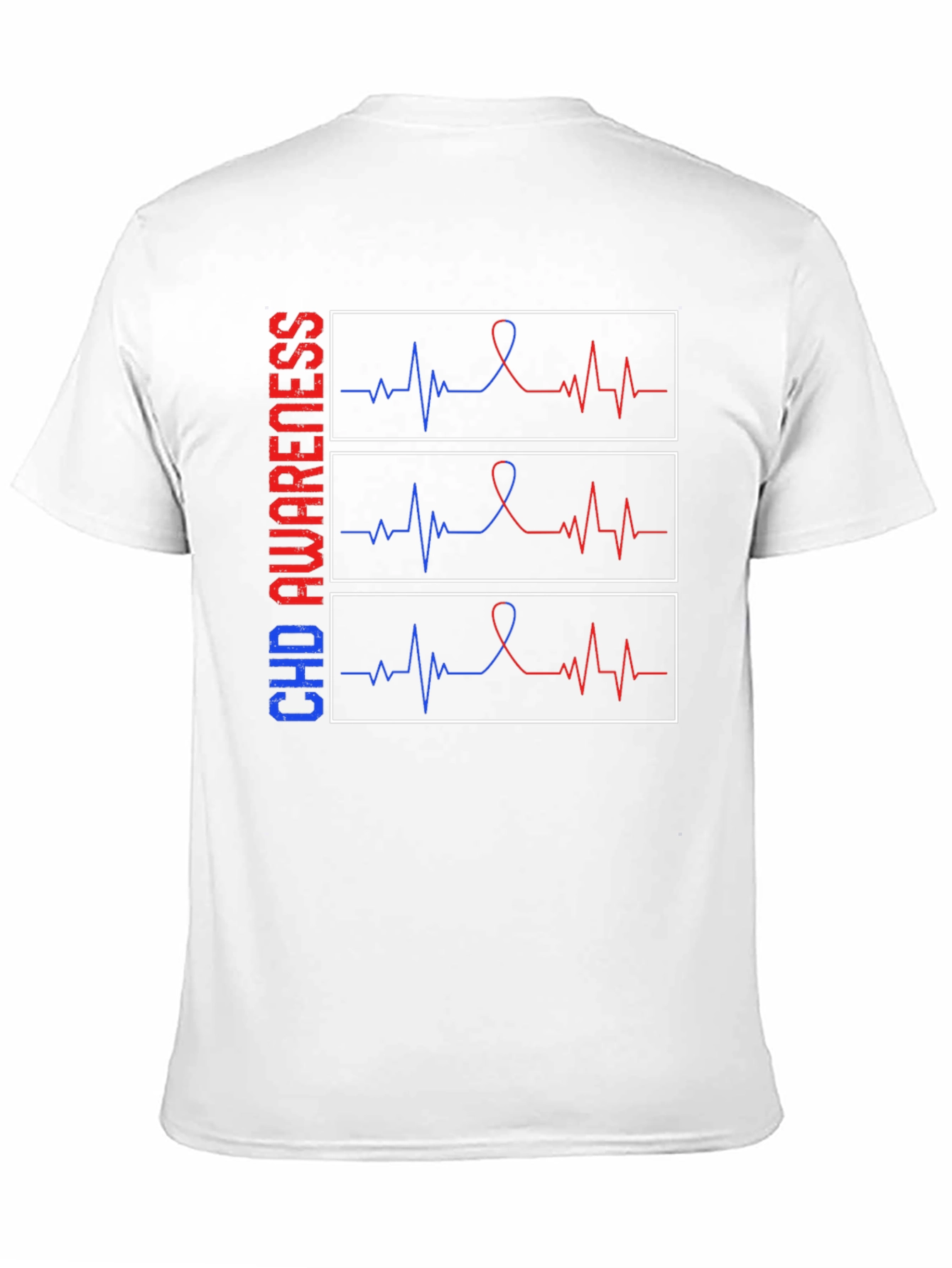CHD Awareness Heartbeat T-Shirt