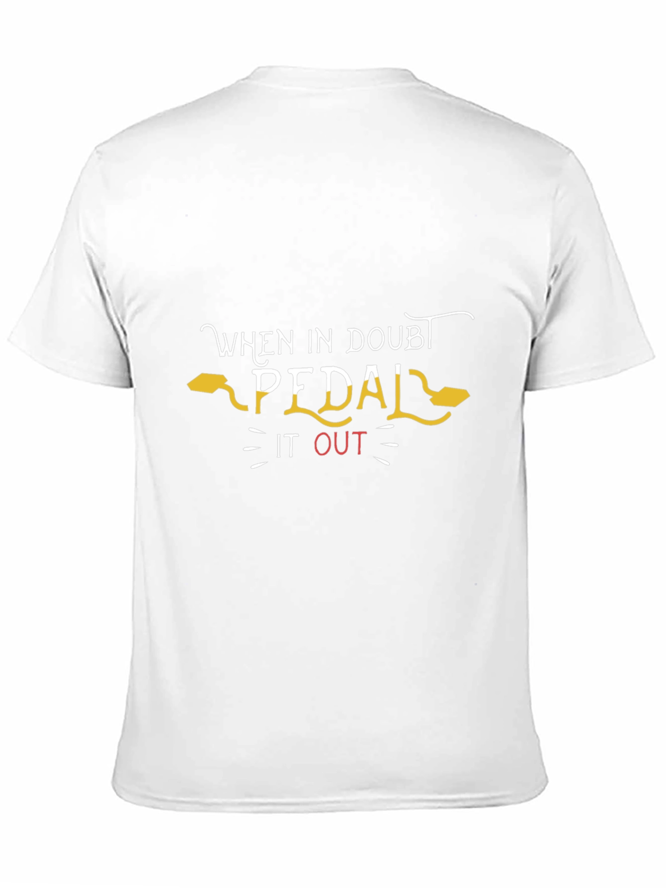 When in Doubt Pedal It Out Graphic Tee