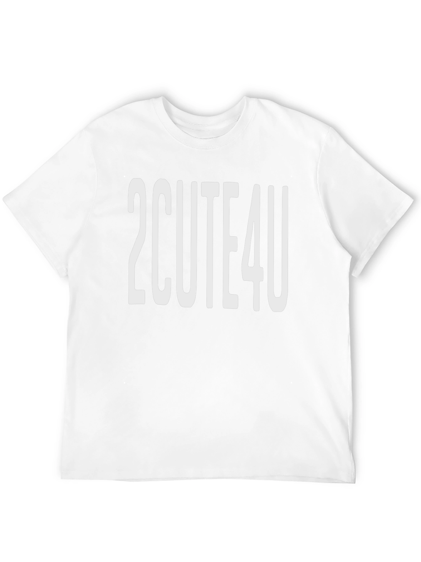 2CUTE4U Black Graphic Tee