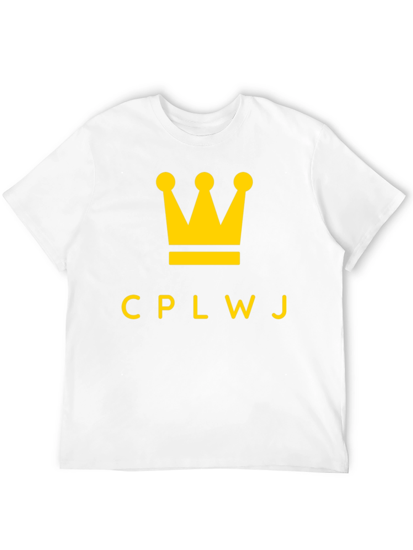 CPLWJ Crown Graphic Tee - Black Cotton T-Shirt