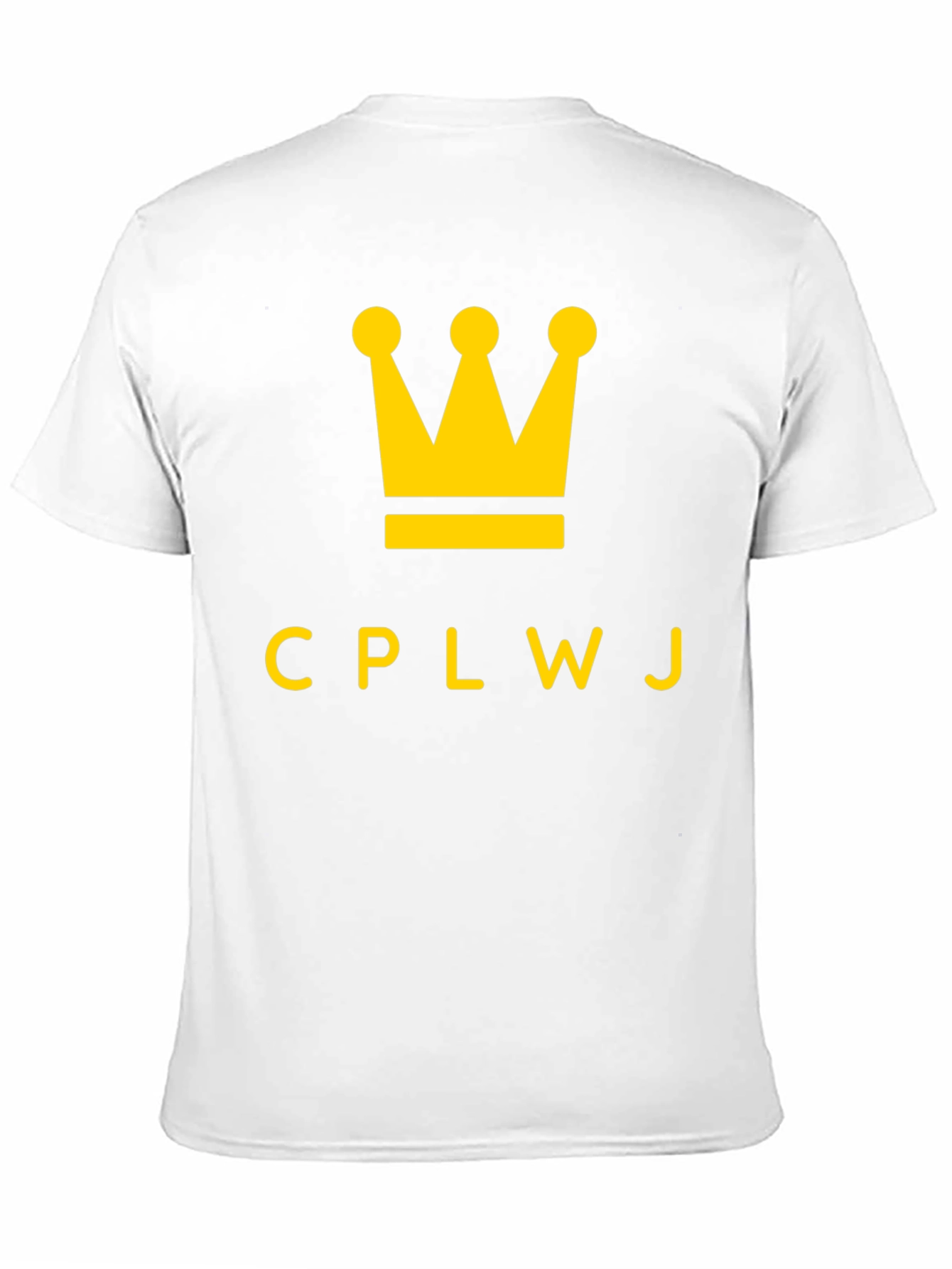 CPLWJ Crown Graphic Tee - Black Cotton T-Shirt