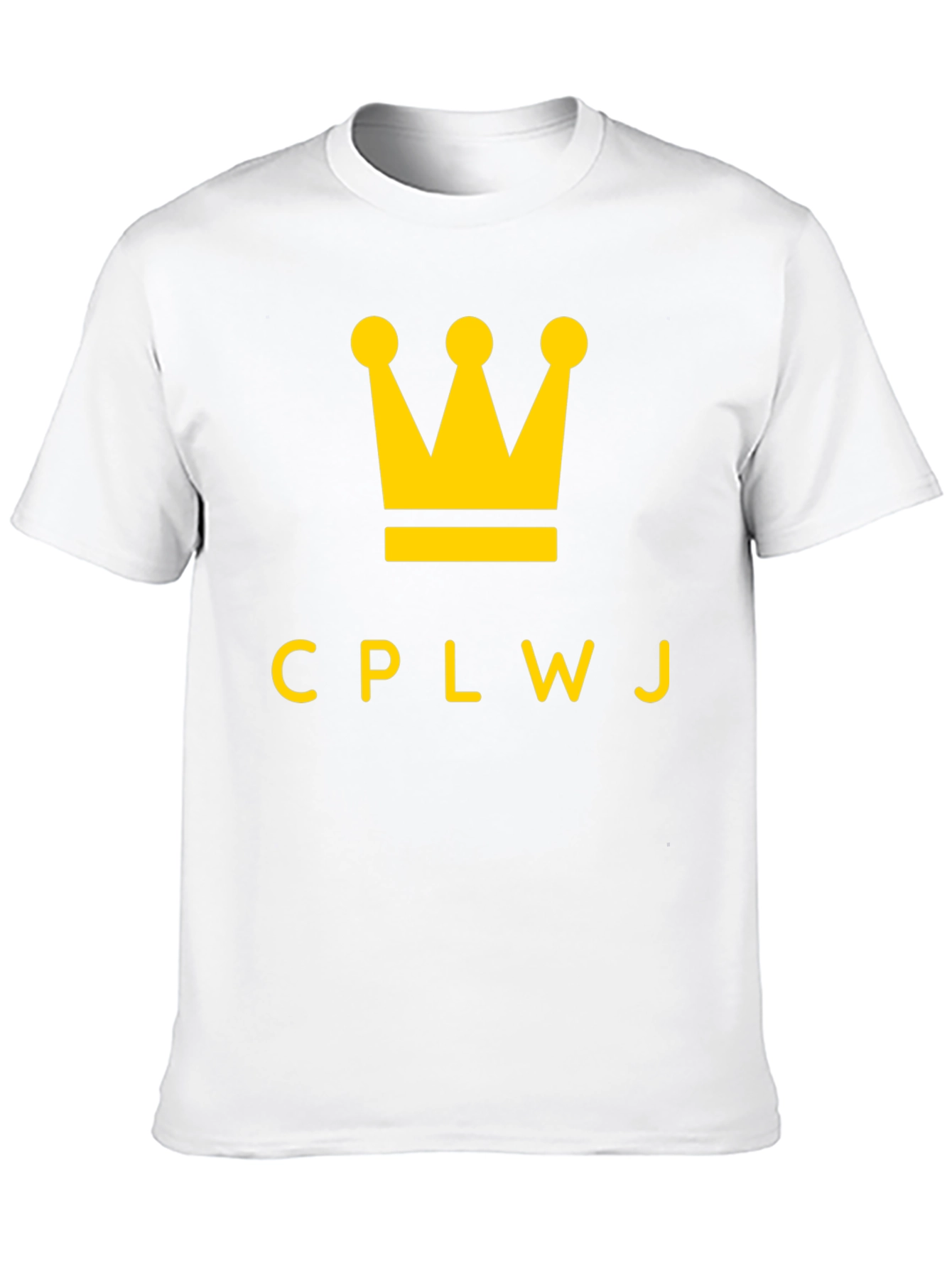 CPLWJ Crown Graphic Tee - Black Cotton T-Shirt