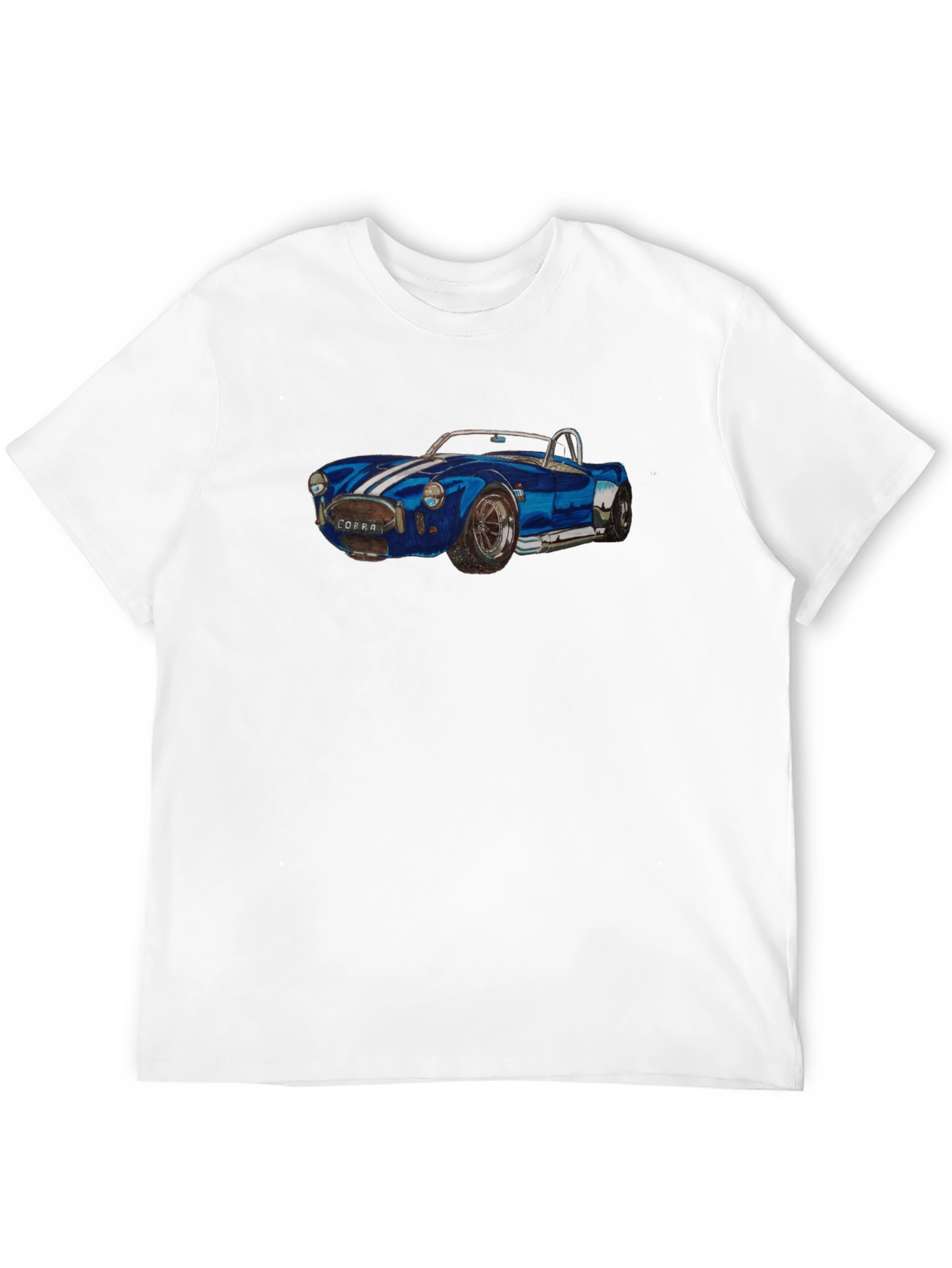 Classic Car Graphic Tee - Cobra Muscle Car T-Shirt