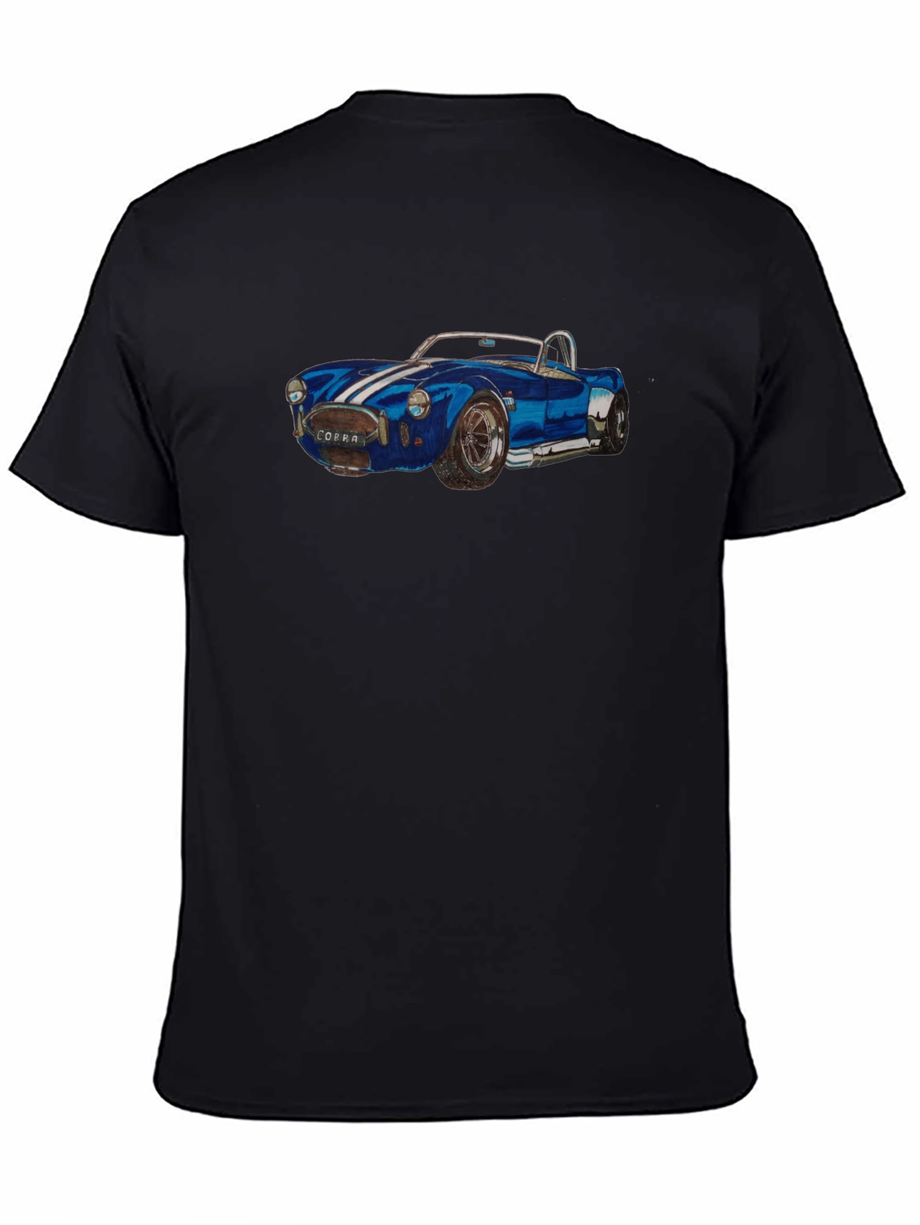 Classic Car Graphic Tee - Cobra Muscle Car T-Shirt
