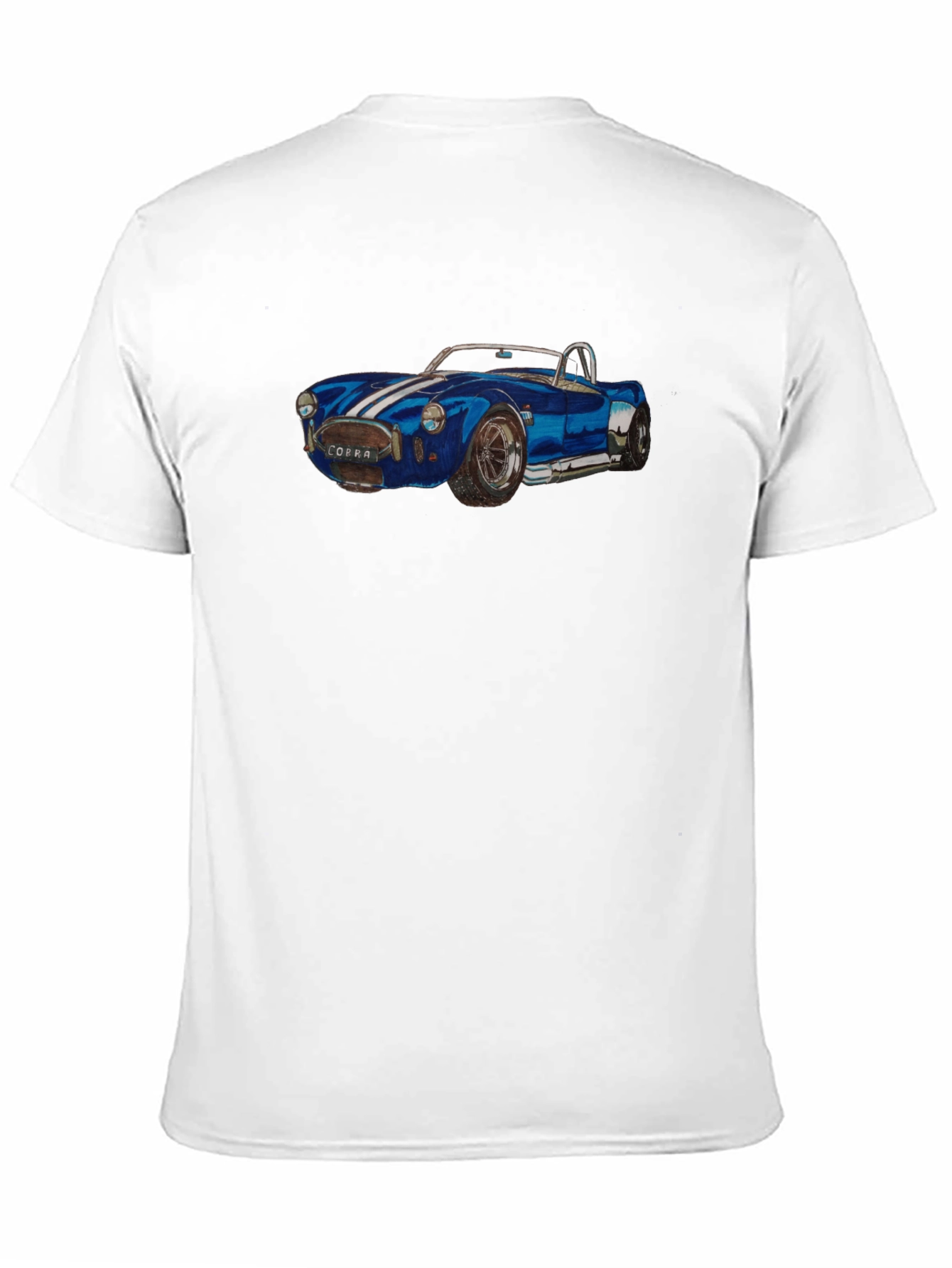 Classic Car Graphic Tee - Cobra Muscle Car T-Shirt