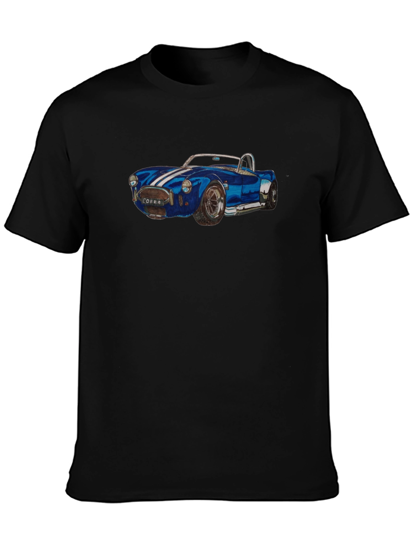 Classic Car Graphic Tee - Cobra Muscle Car T-Shirt