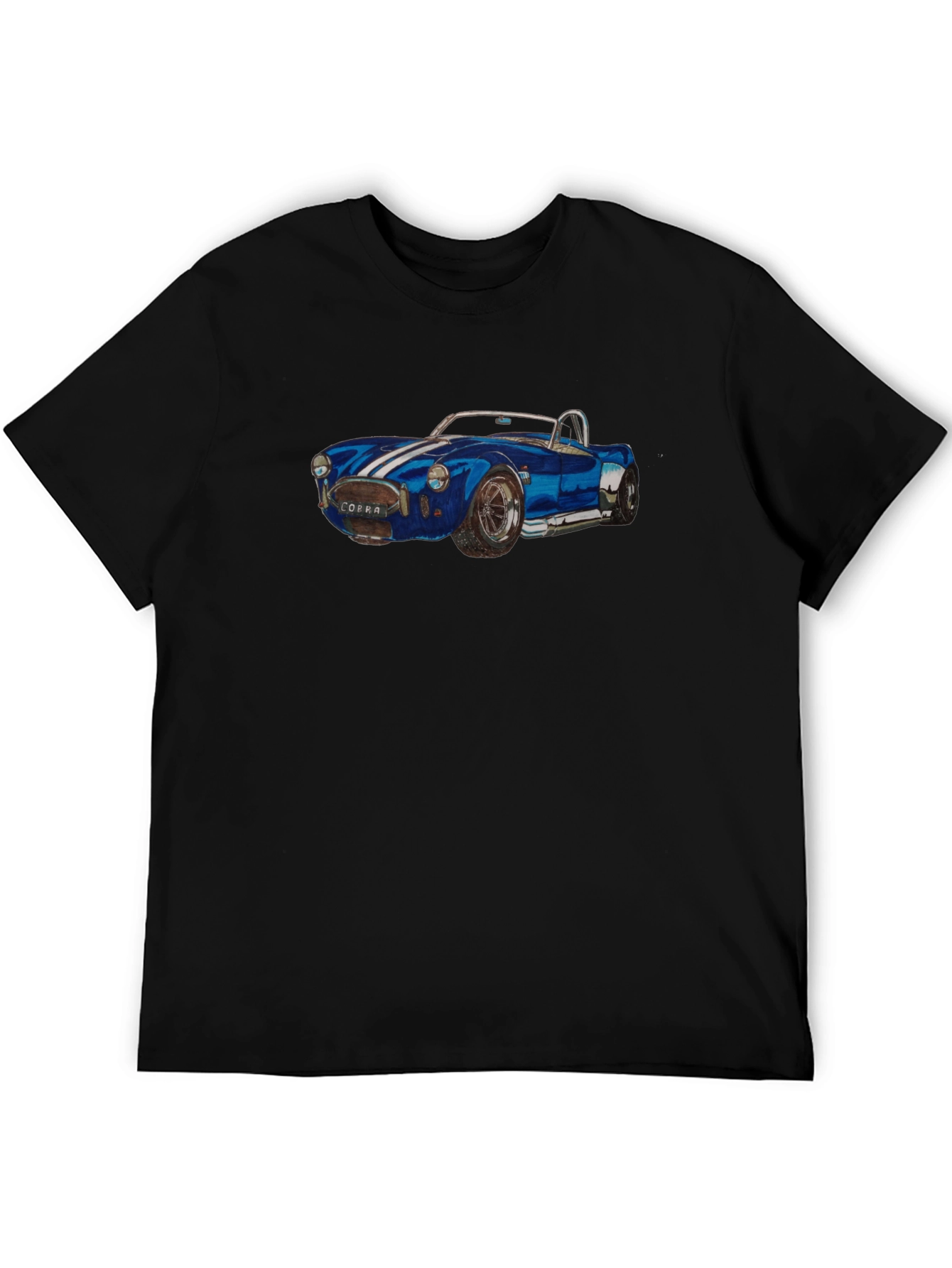 Classic Car Graphic Tee - Cobra Muscle Car T-Shirt