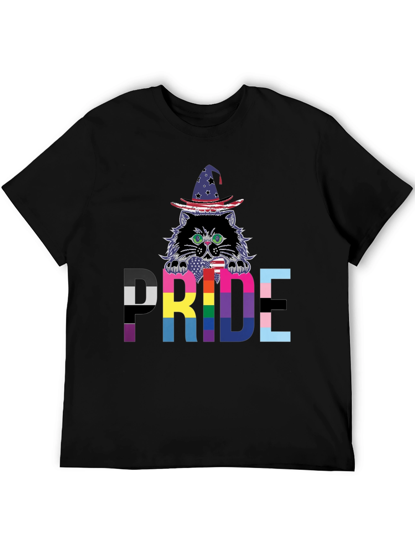 Pride Cat Wizard T-Shirt
