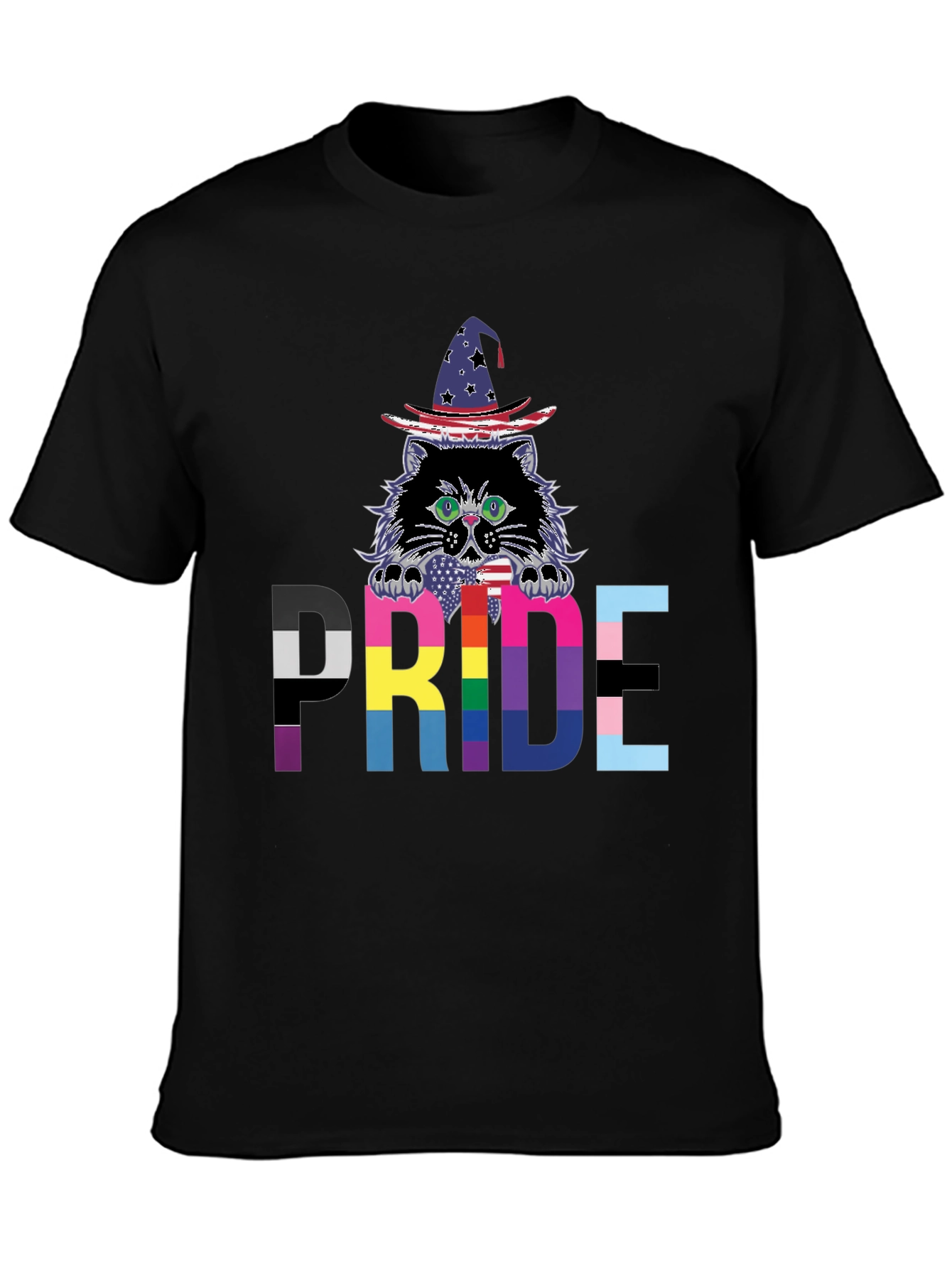 Pride Cat Wizard T-Shirt