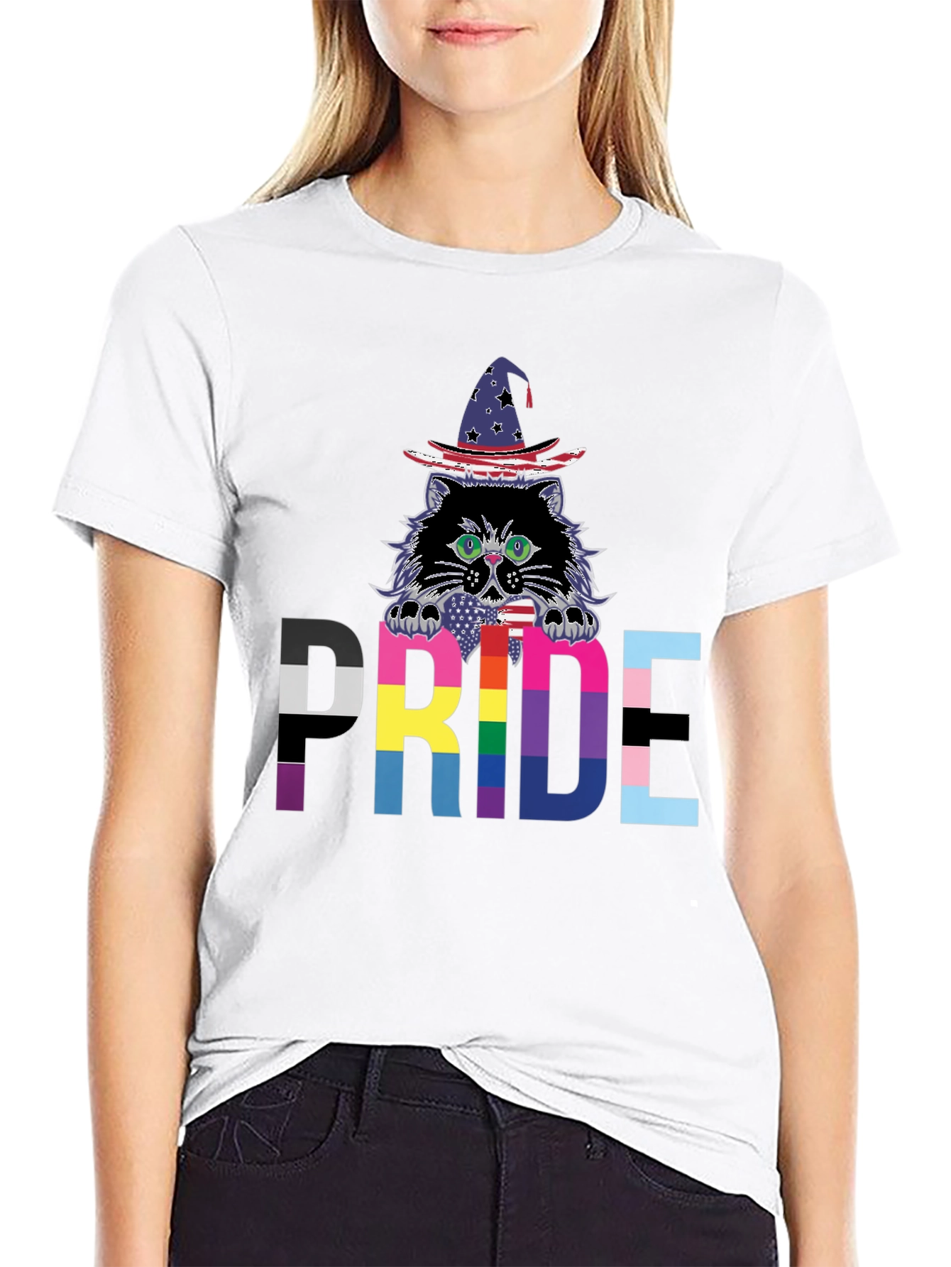Pride Cat Wizard T-Shirt