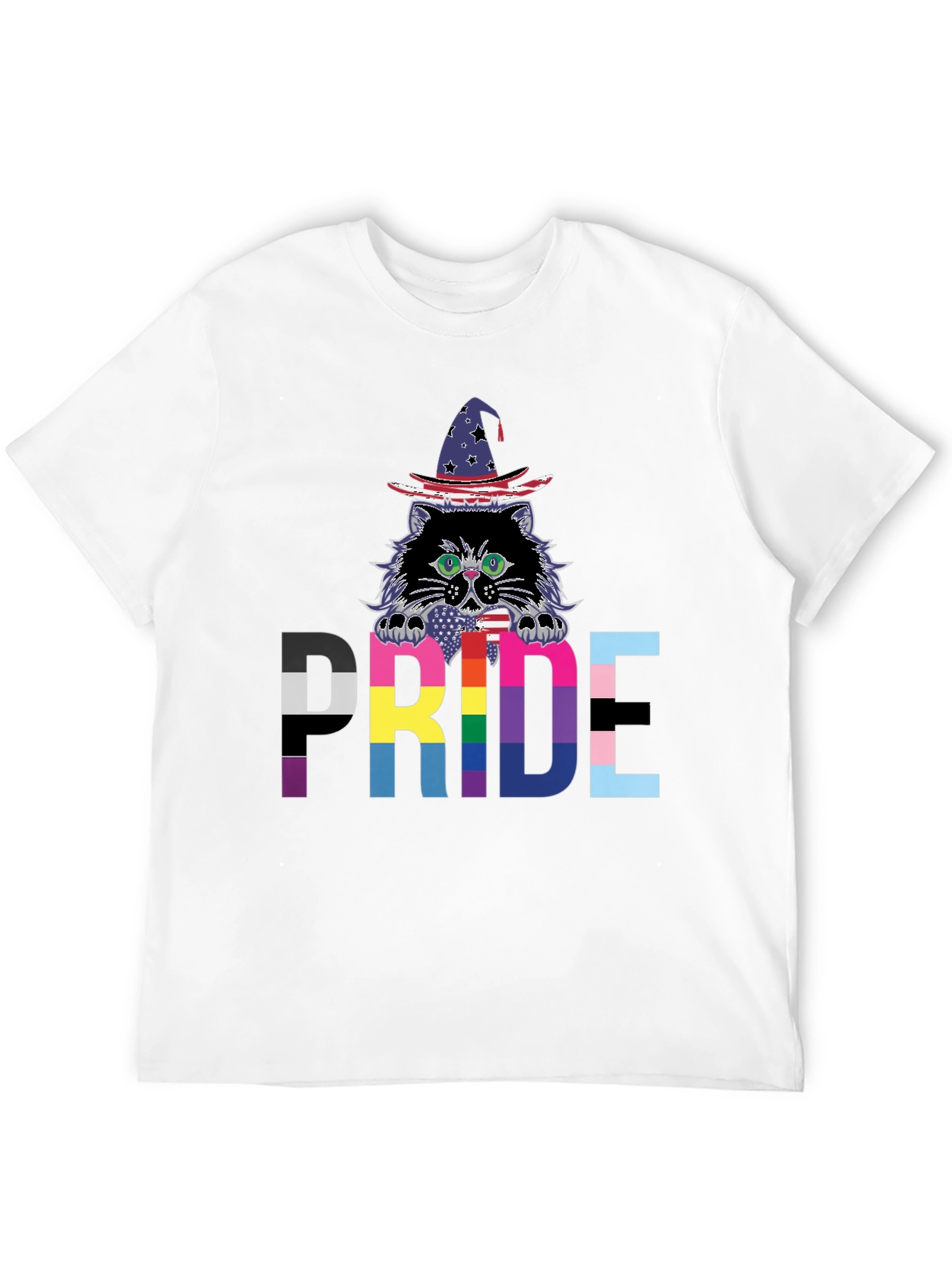 Pride Cat Wizard T-Shirt