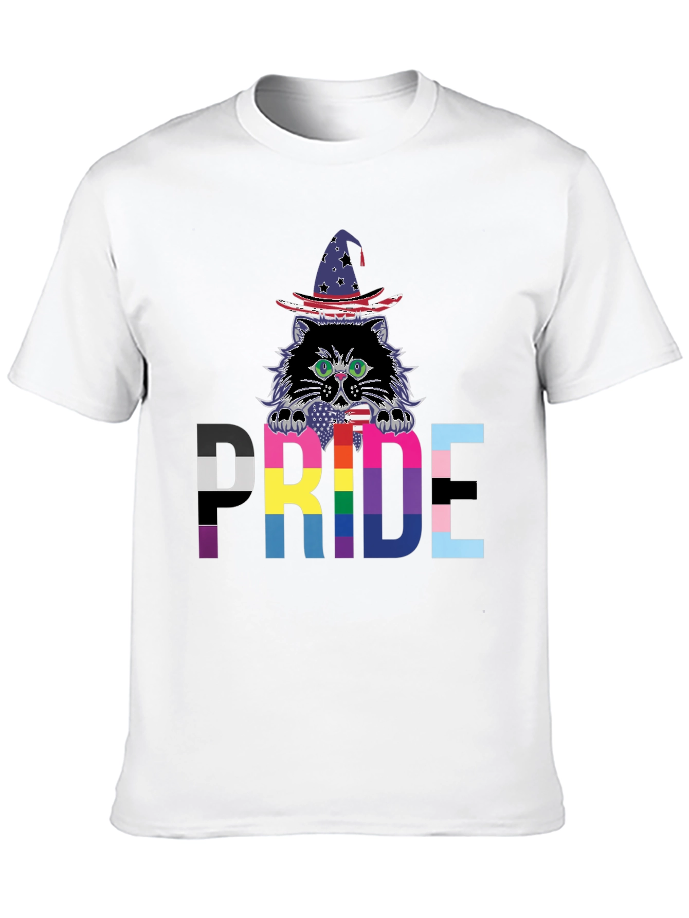 Pride Cat Wizard T-Shirt