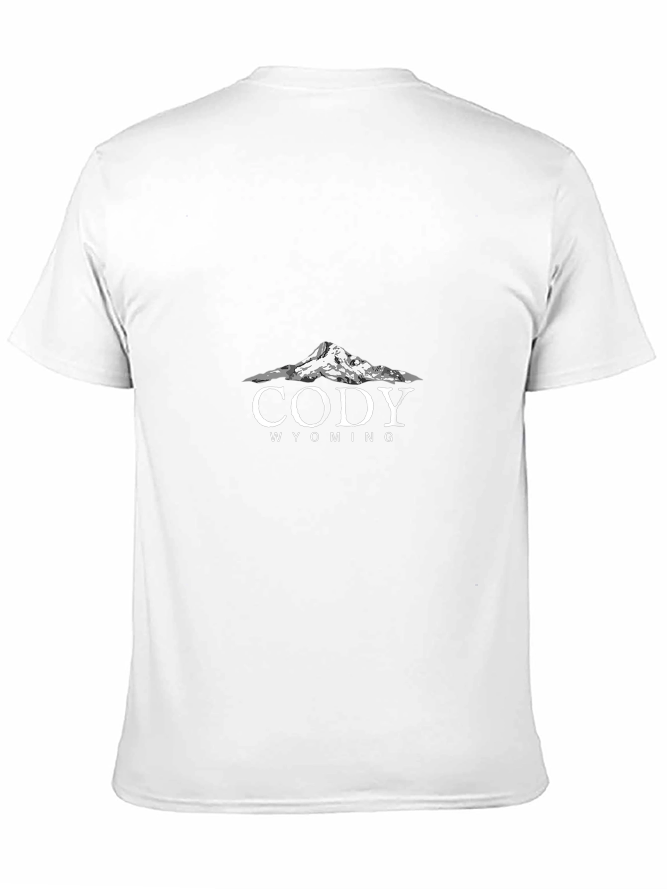 Cody Wyoming Graphic Tee - Mens Black T-Shirt