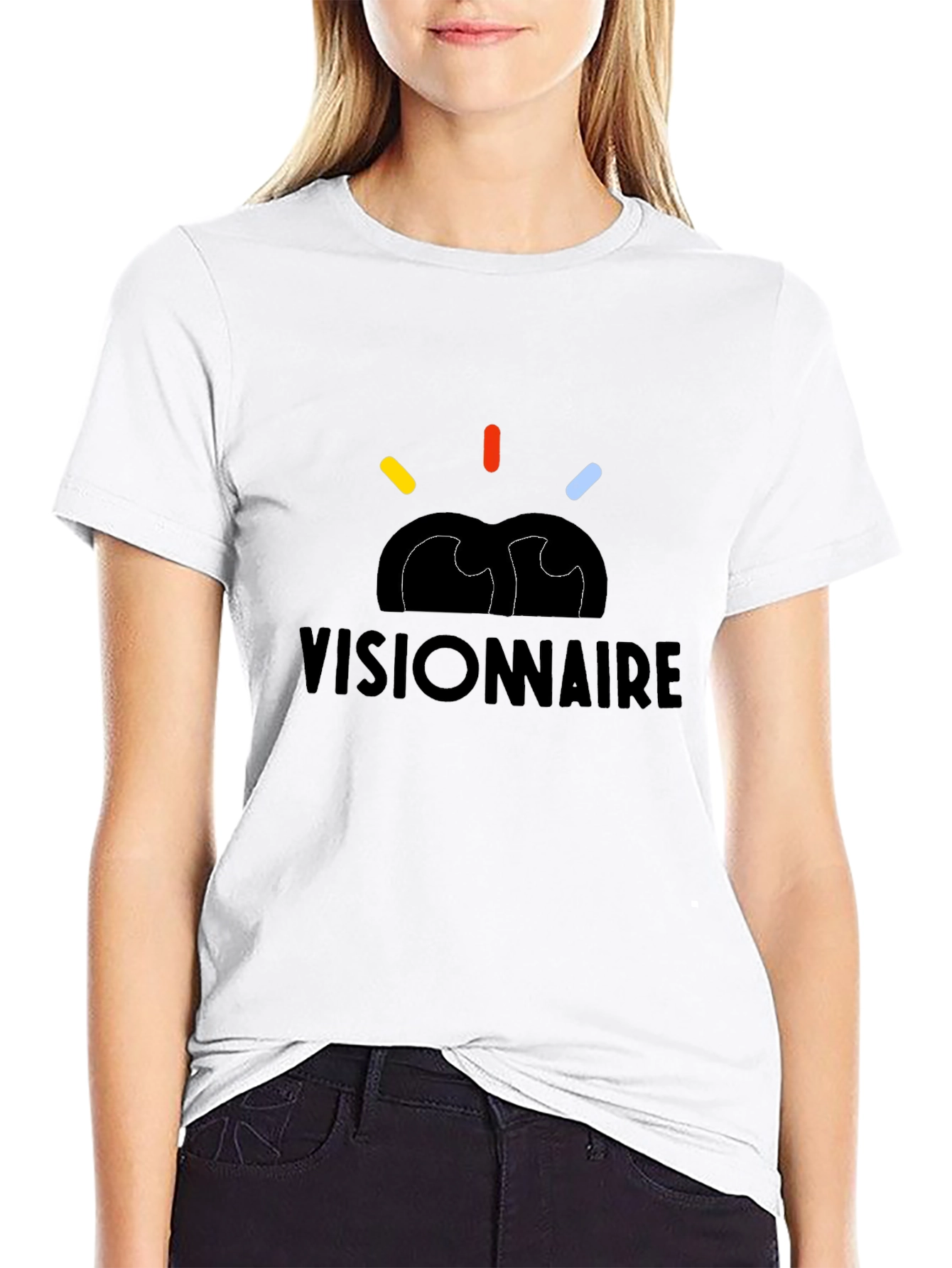 Visionnaire Graphic T-Shirt - Black