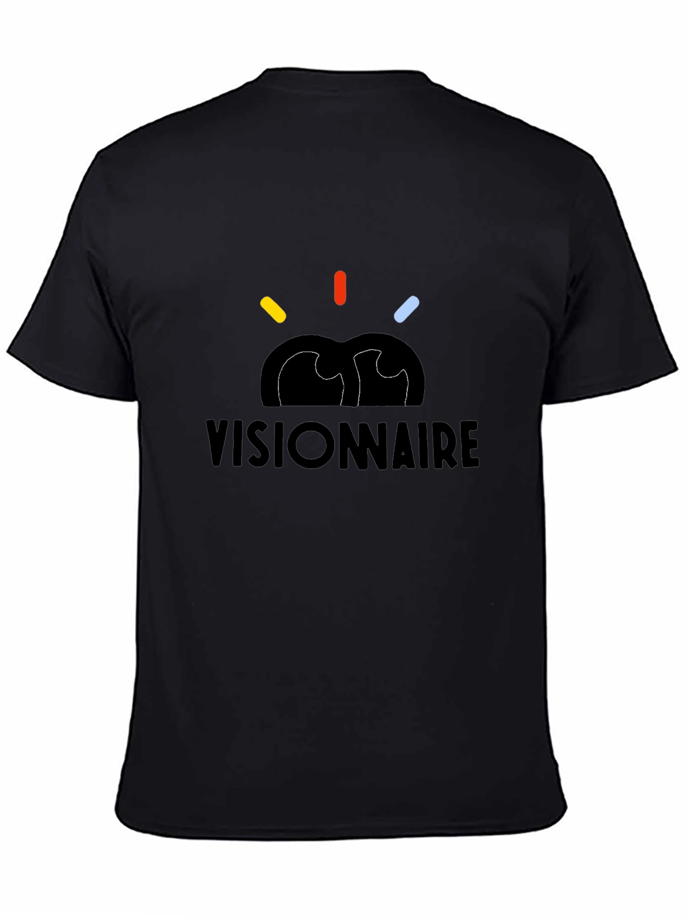 Visionnaire Graphic T-Shirt - Black