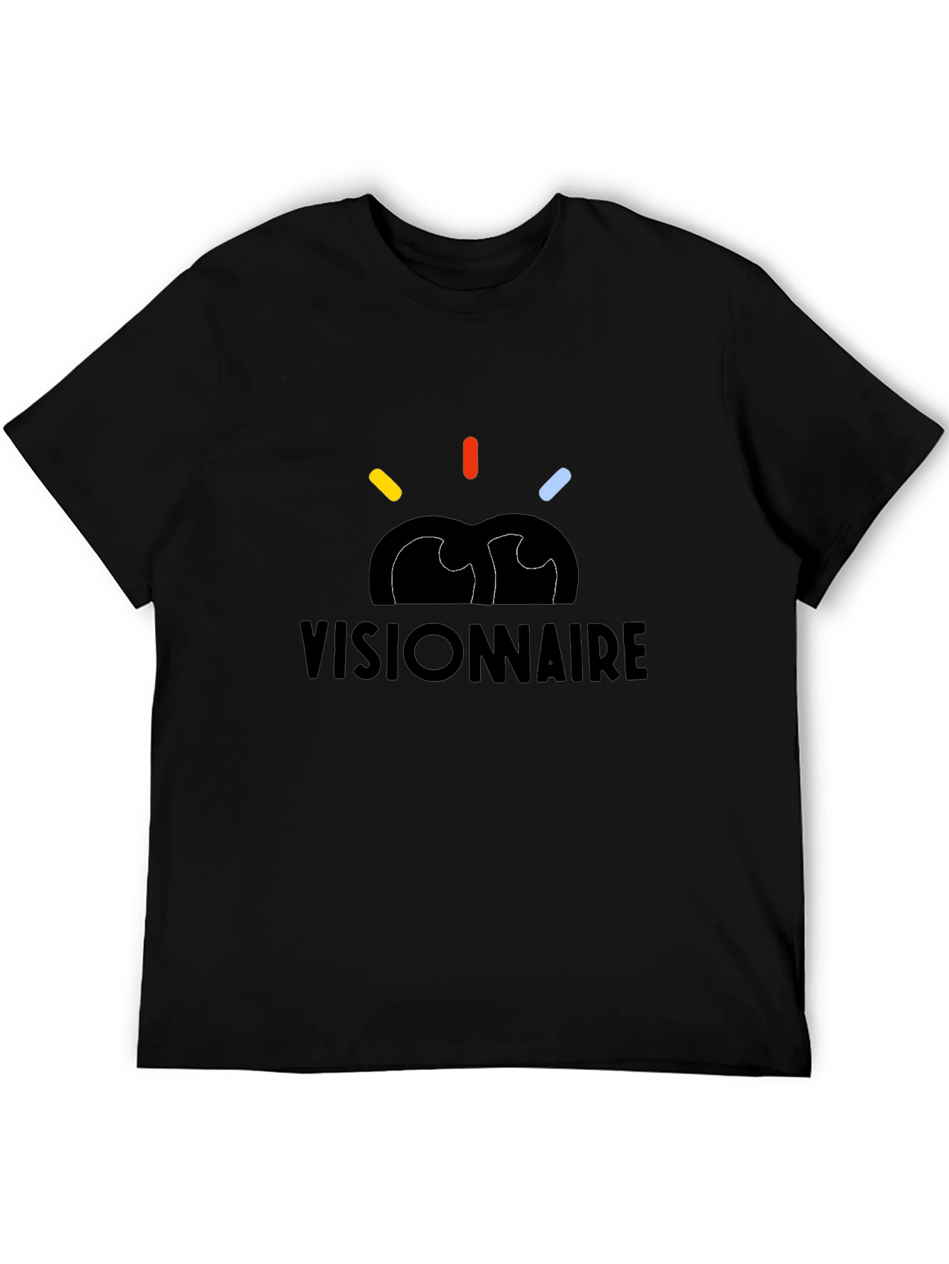 Visionnaire Graphic T-Shirt - Black