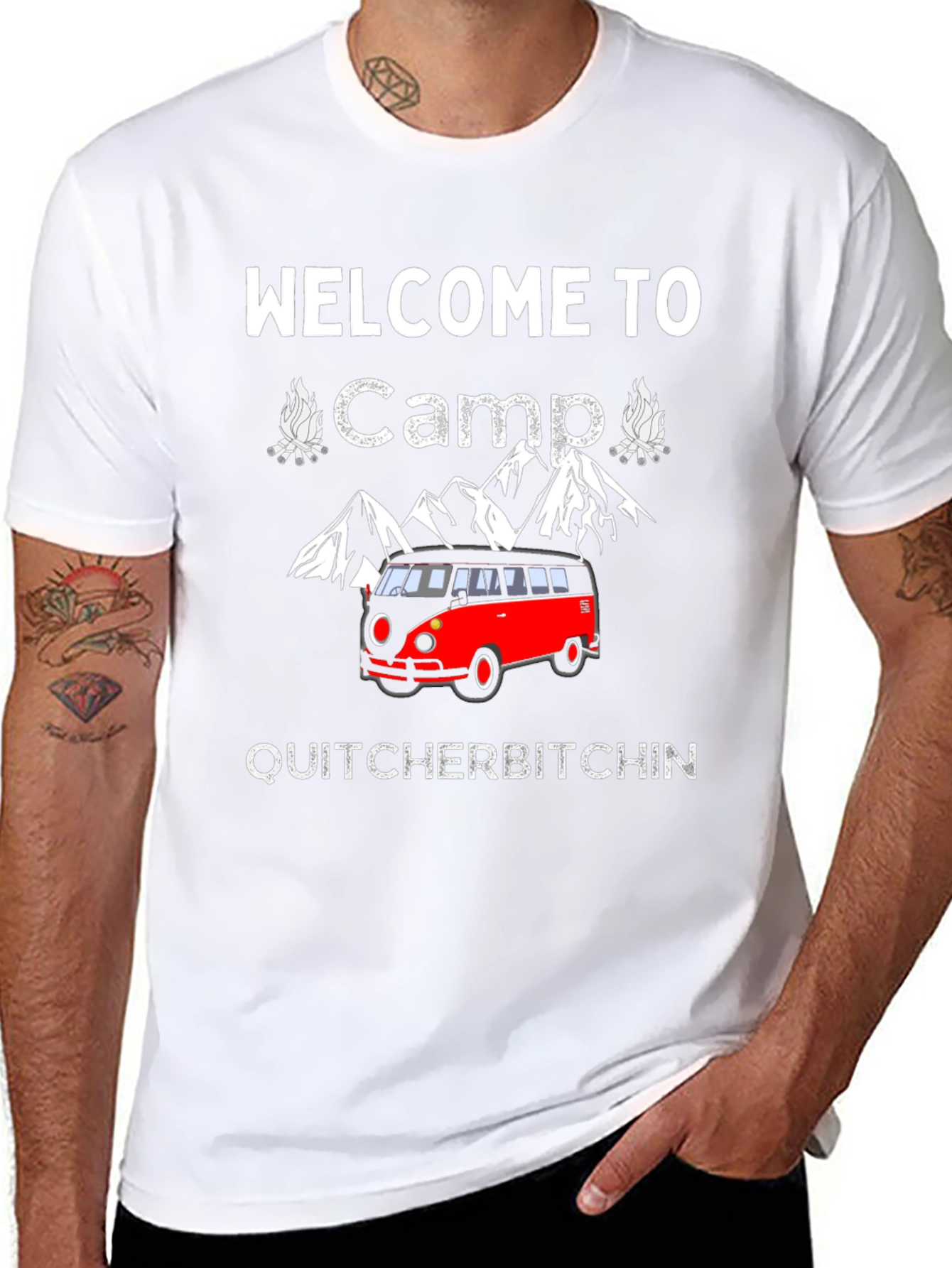 Welcome to Camp Funny Graphic T-Shirt