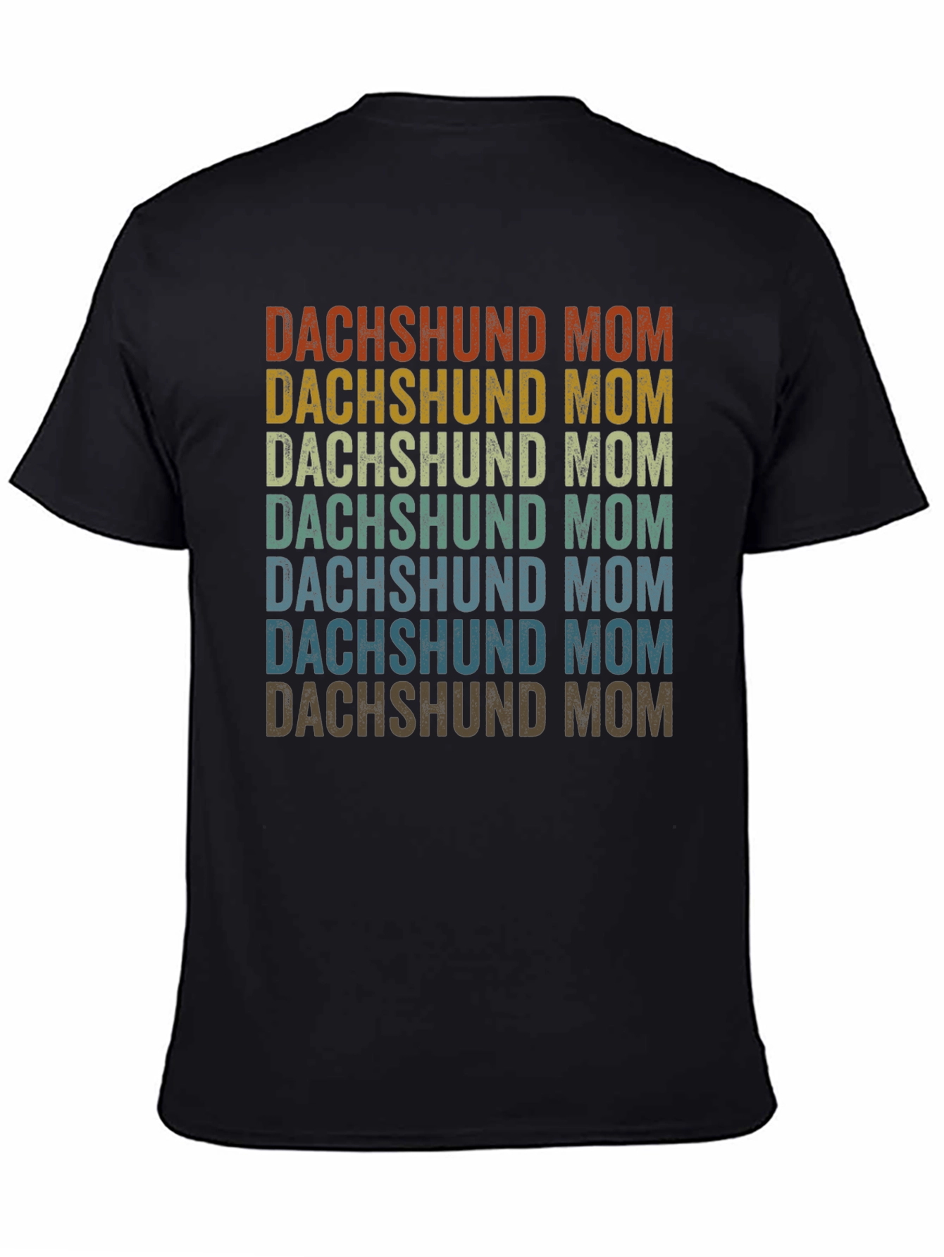Dachshund Mom Retro T-Shirt