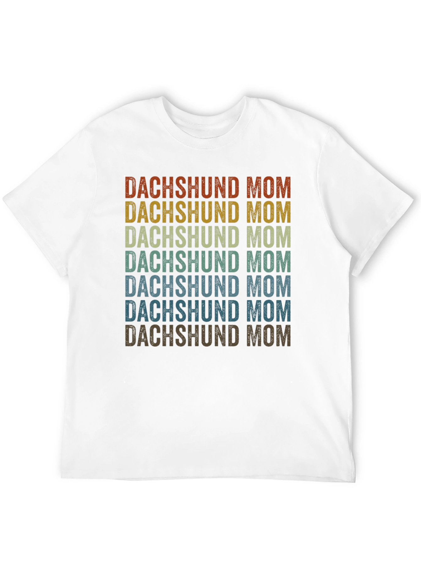 Dachshund Mom Retro T-Shirt